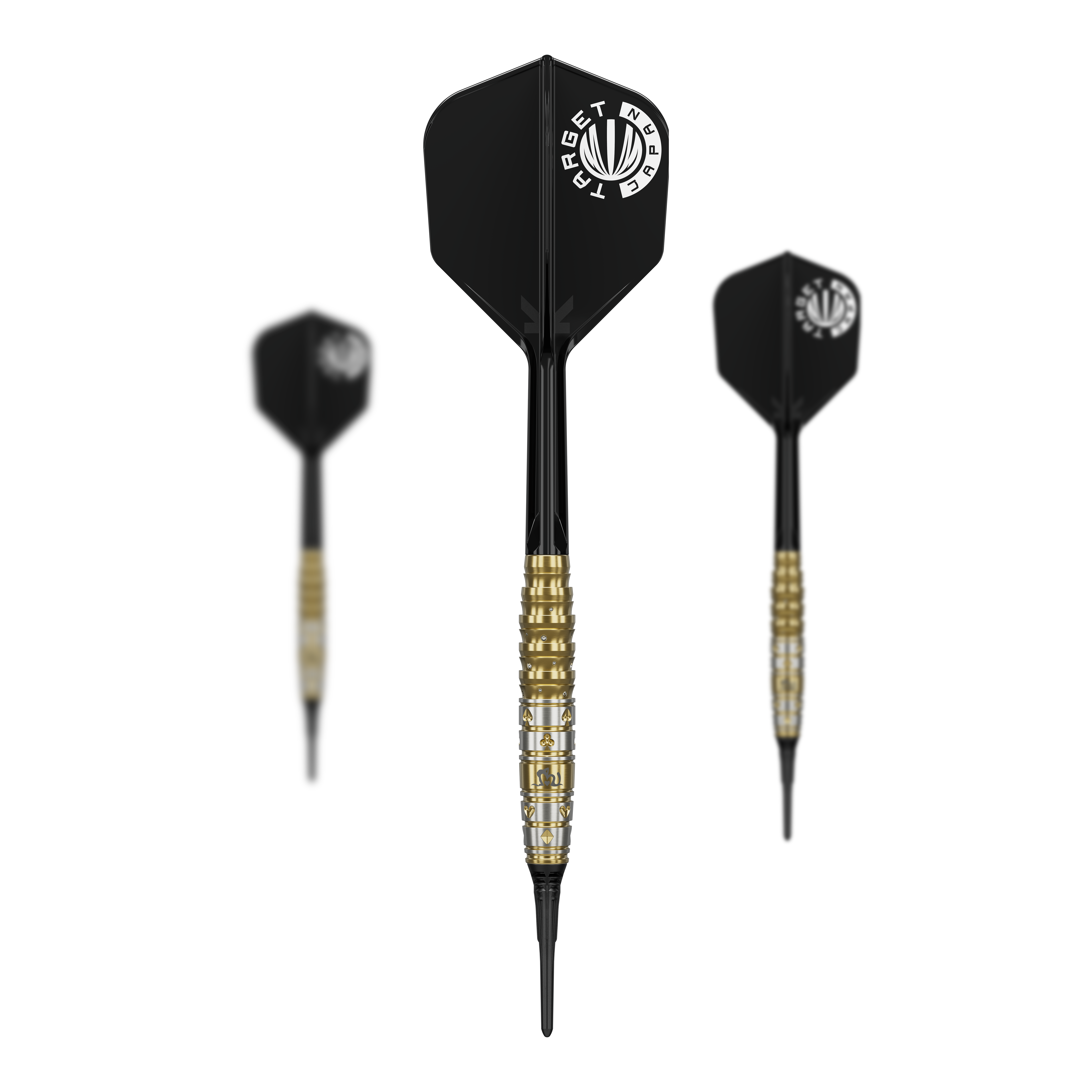 Target Japan Prime Series Mayuko Morita Mayo GEN7.5 Softdarts - 20g Abgebildet ist das Set der Target Japan Prime Series Mayuko Morita Mayo GEN7.5 Softdarts mit 20 Gramm. Das Set zeigt alle enthaltenen Darts und Zubehör für Softdartspieler.