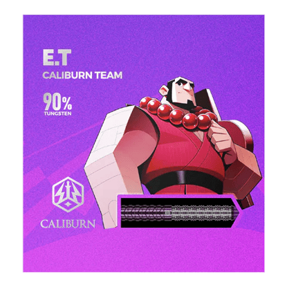 Caliburn Awakening E.T. Steeldarts Hier sind die Caliburn Awakening E.T. Steeldarts abgebildet. Die Steeldarts werden detailliert dargestellt.