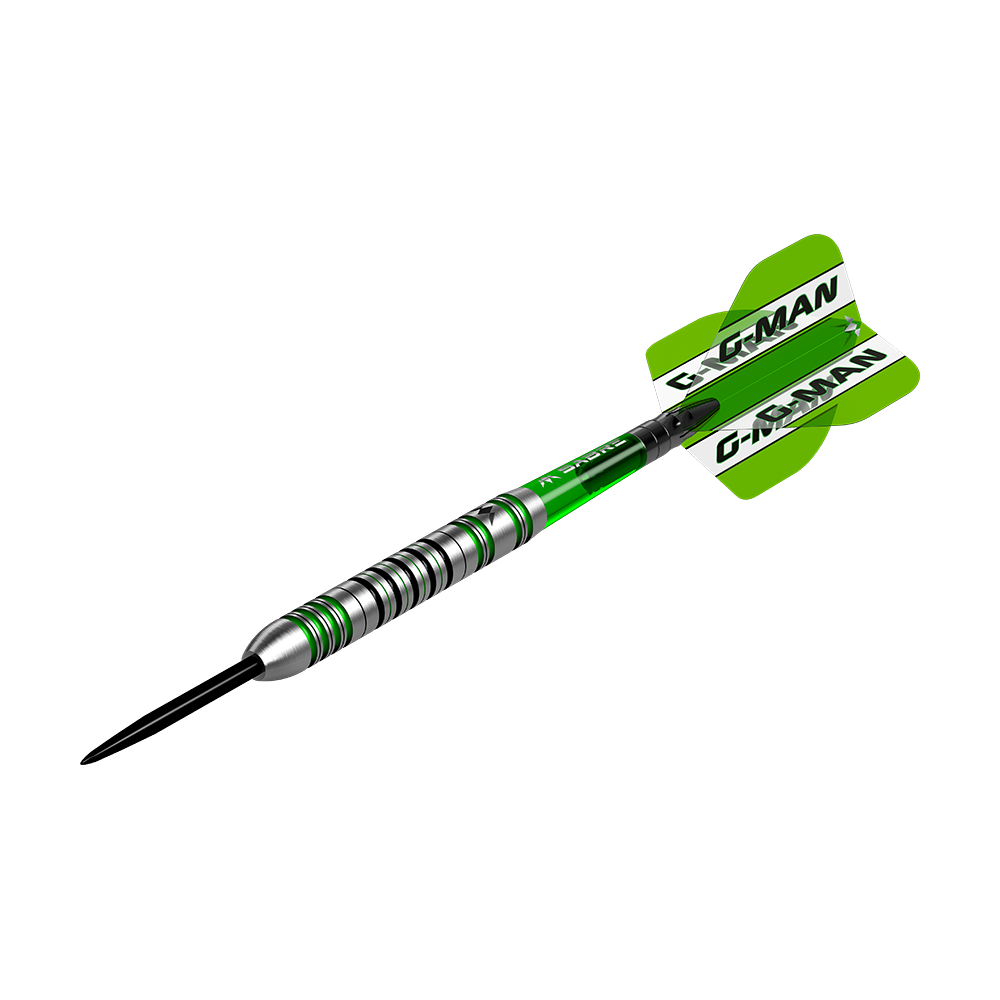 Mission Graham Hall Black Green Steeldarts - 22g