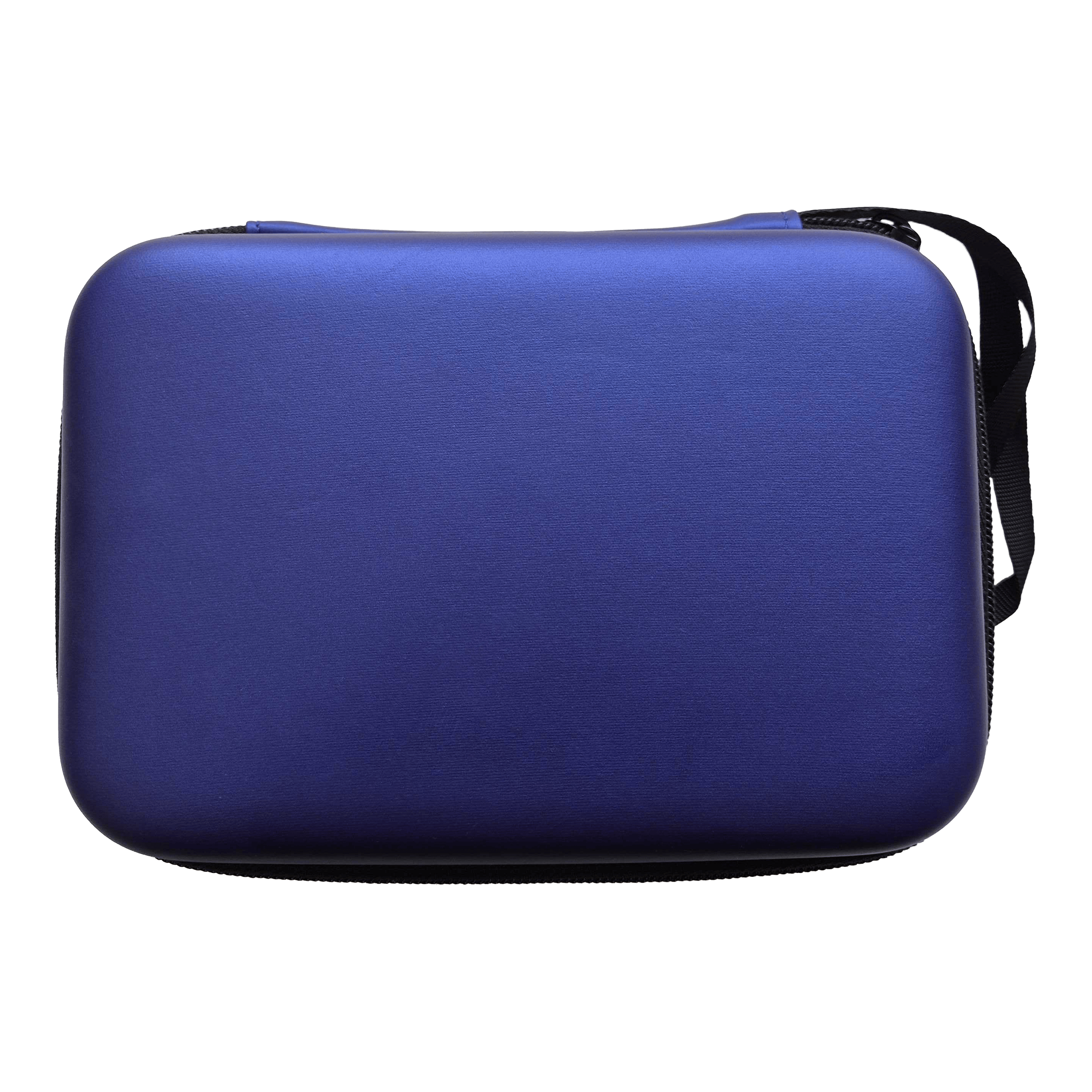 Dartshop System-4 Dartcase Ein weiteres Bild eines blauen, metallischen Dartcase ist abgebildet. Dies könnte das McDart DC02 Modell sein.