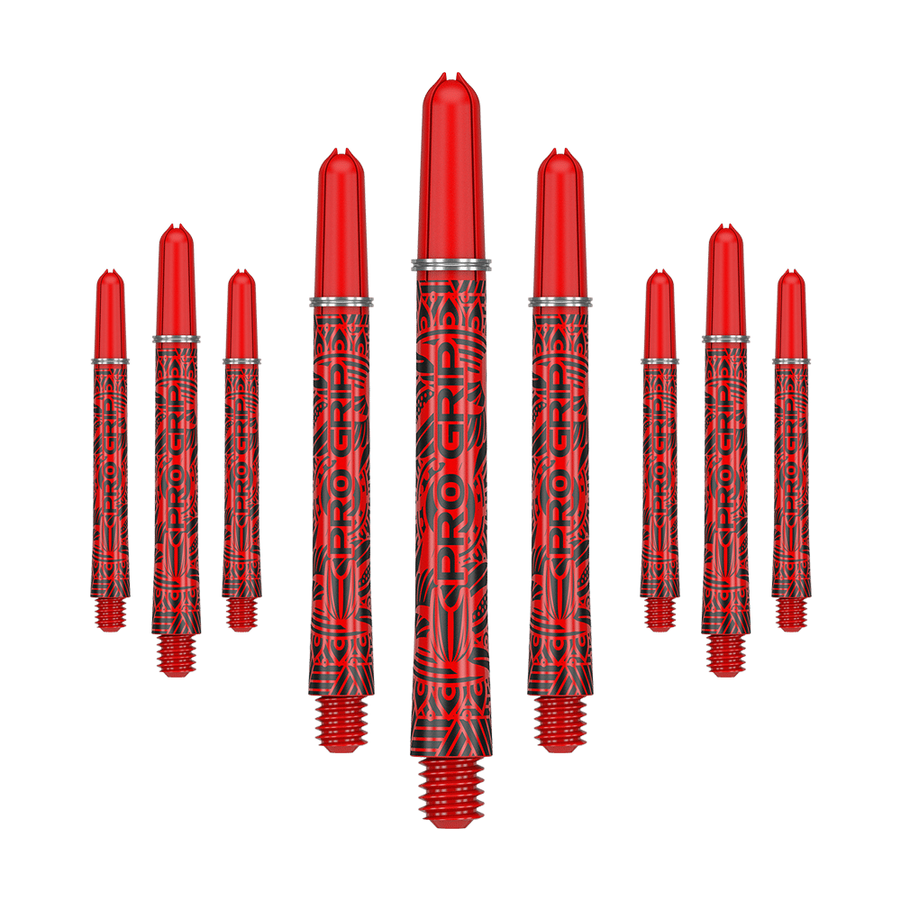Target Pro Grip Ink Shafts - 3 Sets - Rot