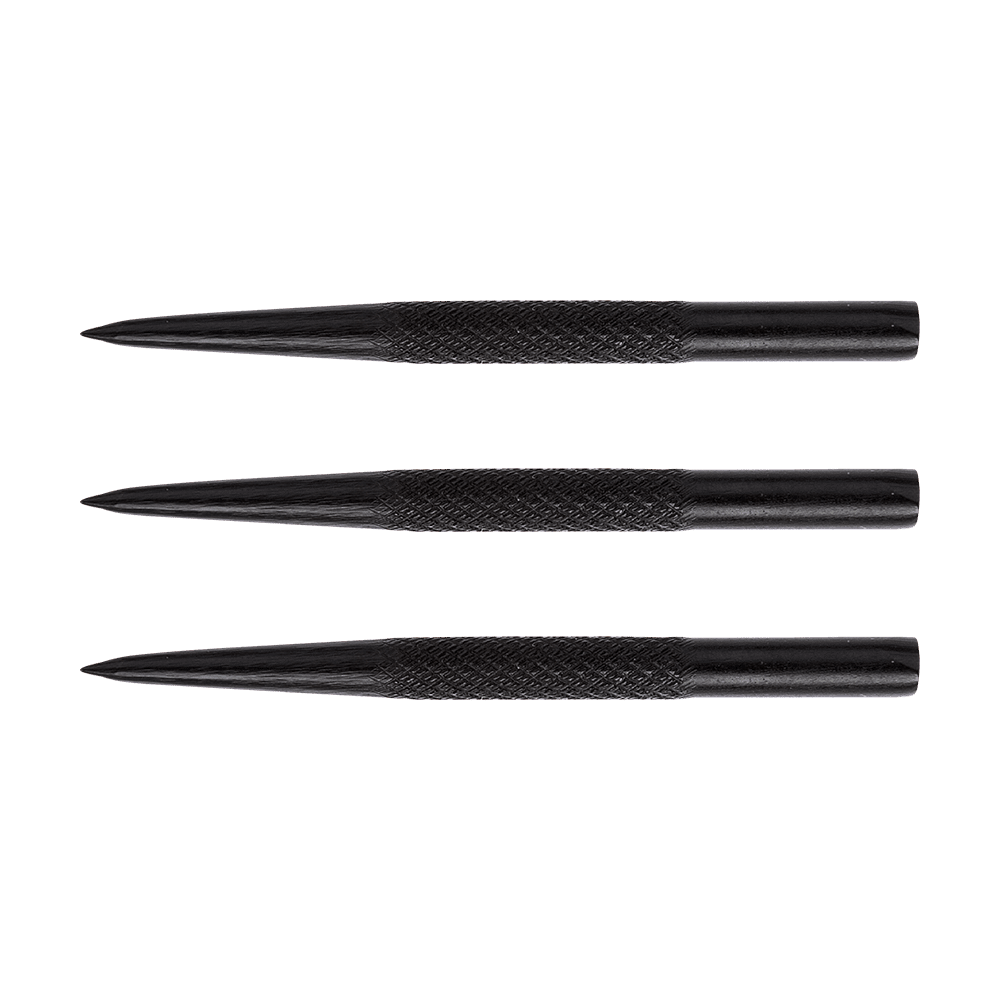 Winmau Knurled Black Steeldart Spitzen - 32mm