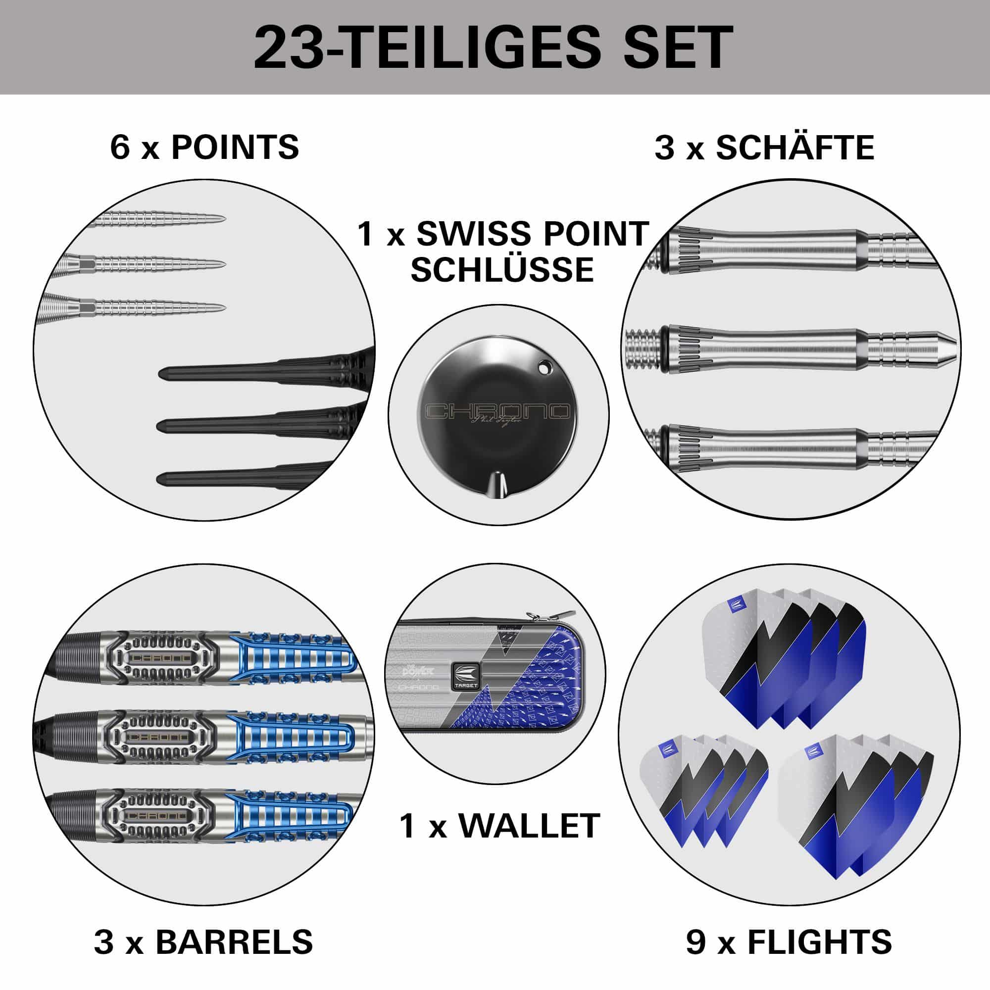 Target Phil Taylor Power X Chrono Softdarts