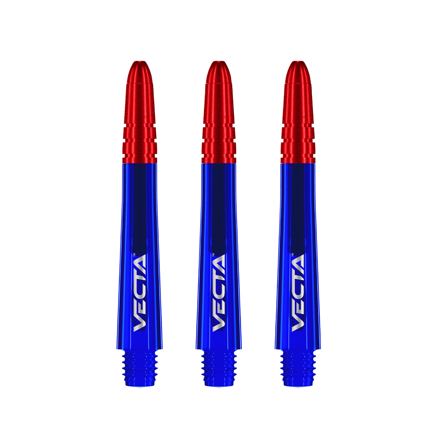 Winmau Vecta Shafts blau-rot