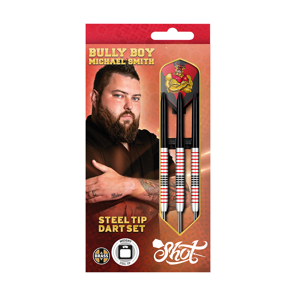 Shot Michael Smith Plated Brass Steeldarts - 24g