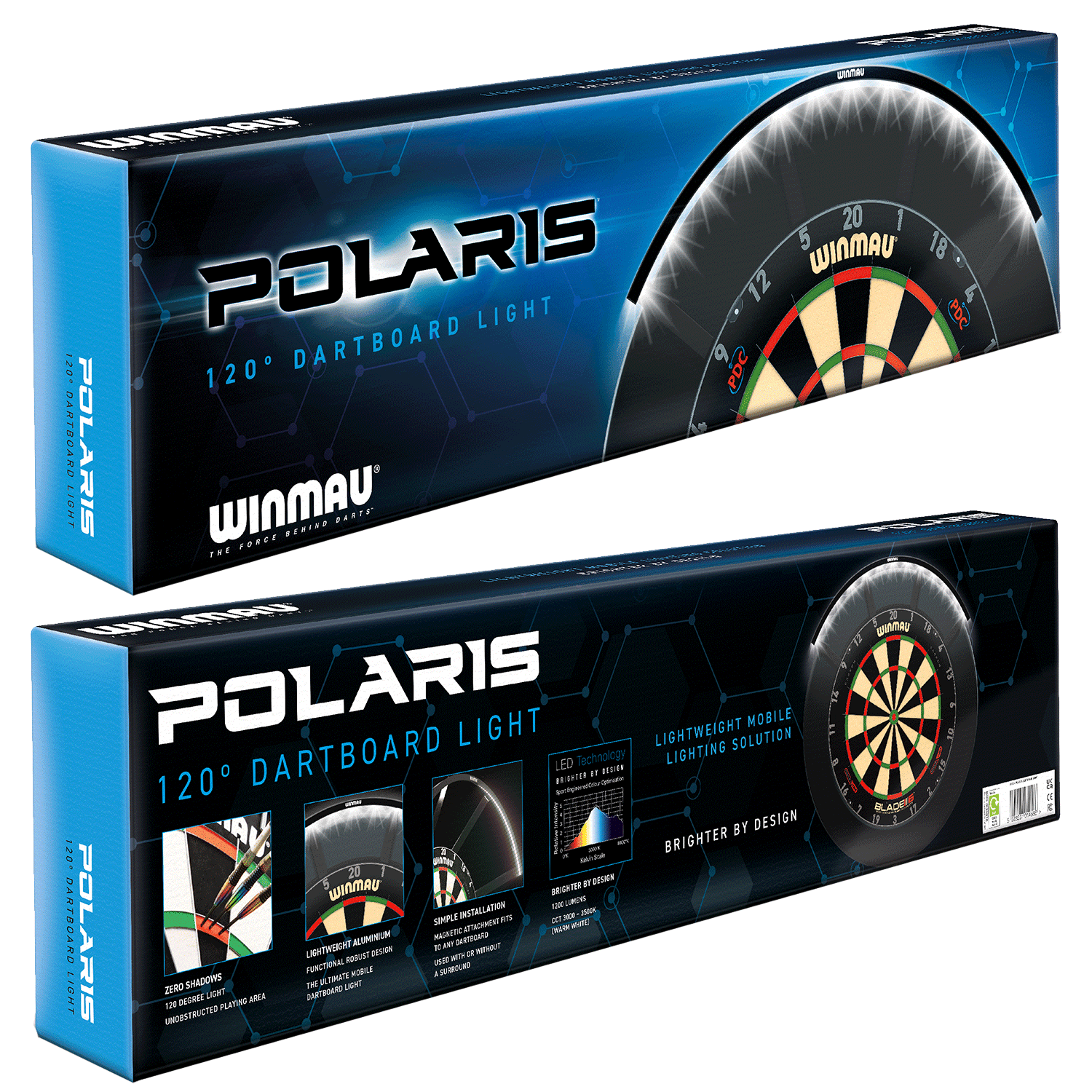 Winmau Polaris 120 LED Dartboard-Beleuchtung