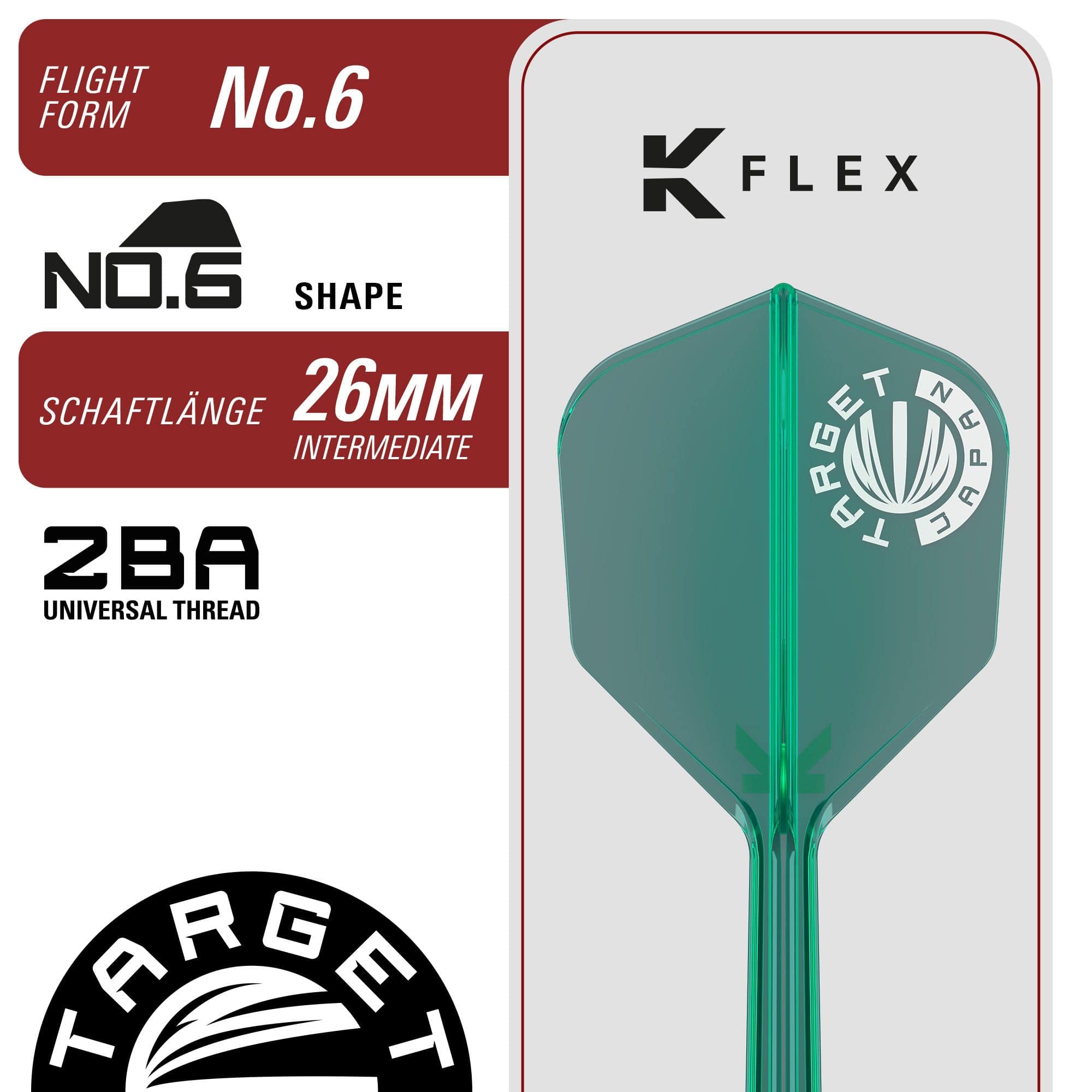 Abgebildet ist der Target Japan Prime Series PW GEN 3 Softdart - 19g. Die Aufnahme stellt den Pfeil und dessen Merkmale dar.