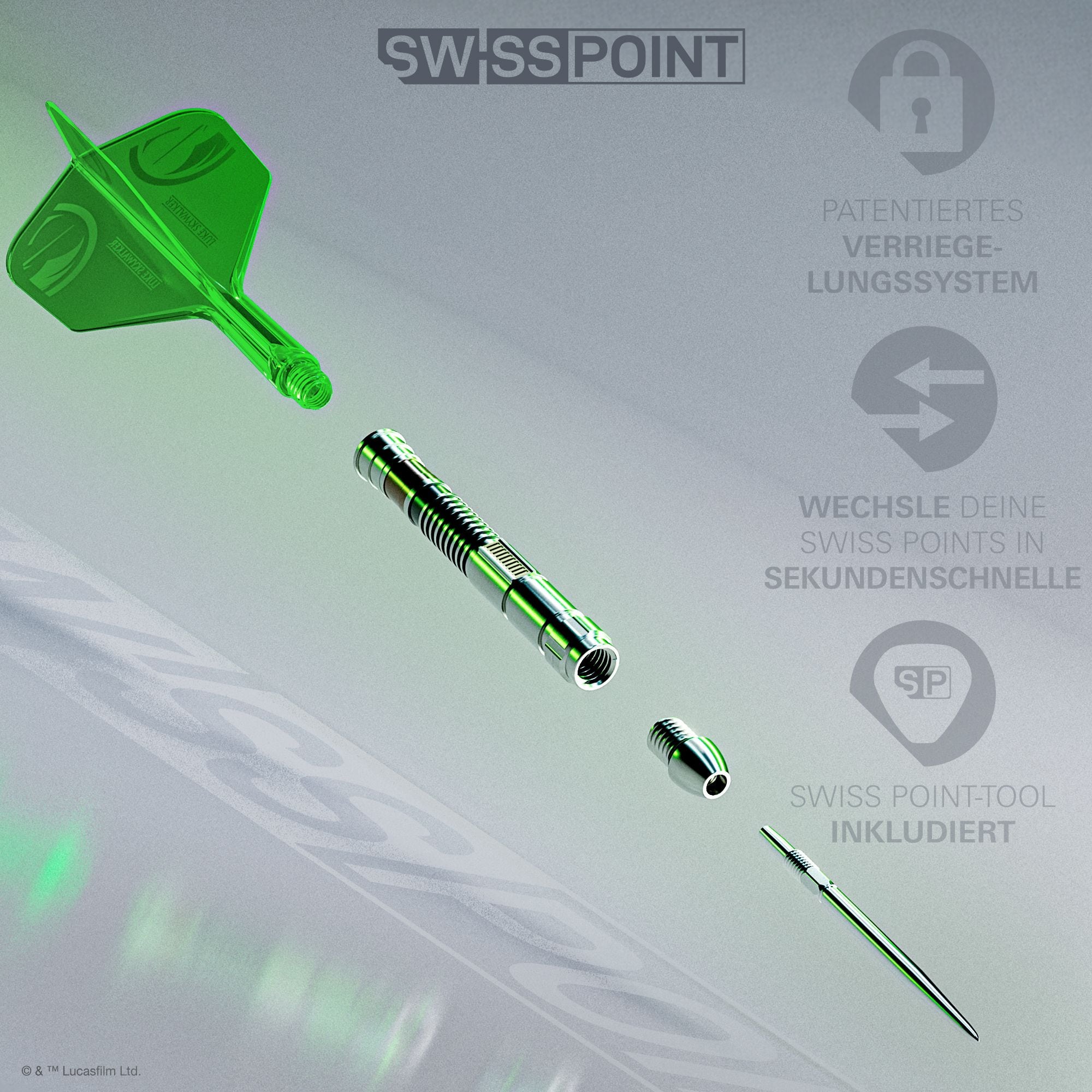 Target Star Wars Luke Skywalker Jedi Knight Lightsaber Limited First Edition Darts - 24g Hier ist das Produkt Target Star Wars Luke Skywalker The Jedi Knight Light Saber Limited Edition Steeldarts - 24g zu sehen. Die Darts sind eine Sonderedition und haben ein Star Wars-Design.