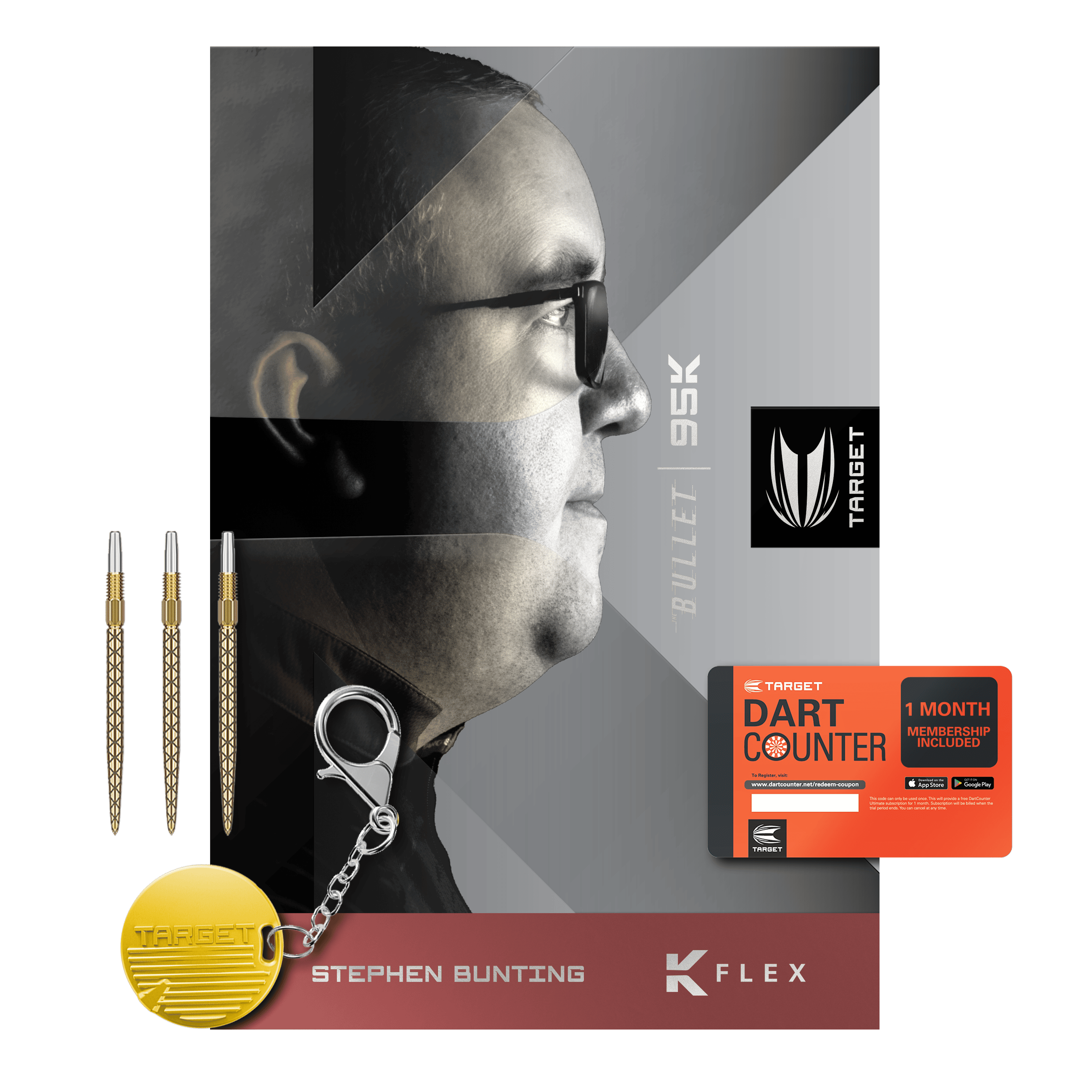 Target Stephen Bunting 95K Swiss Point Steeldarts