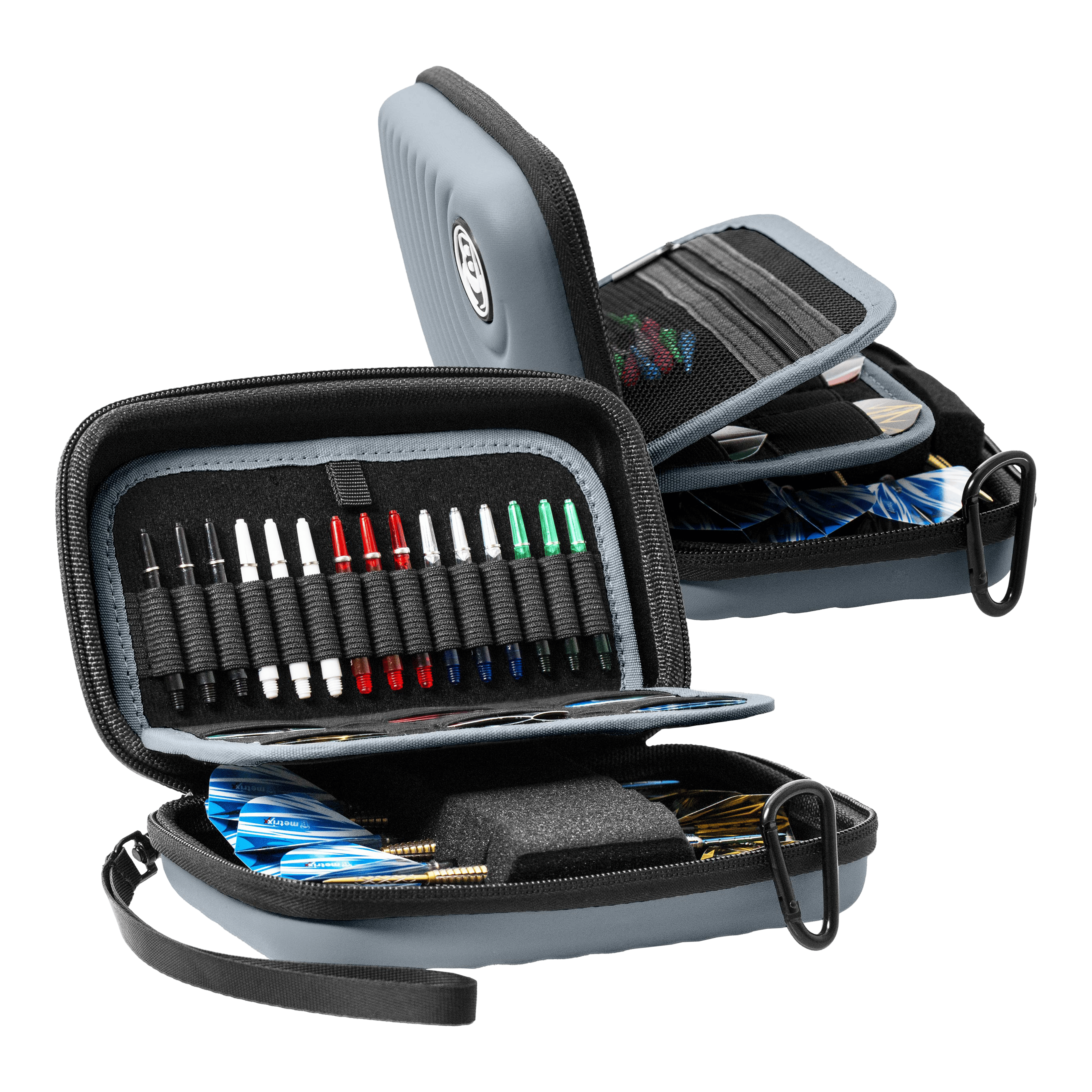 Bulls Orbis XL Dartcase - Grau Dies ist das Bulls Orbis XL Dartcase in Grau. Es schützt und transportiert Ihre Dartpfeile sicher.