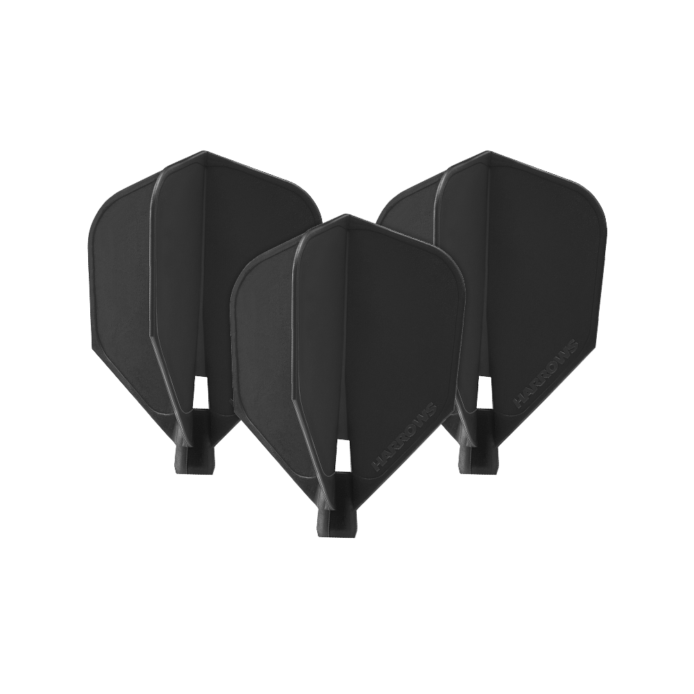 Harrows Clic Standard Flights - Black