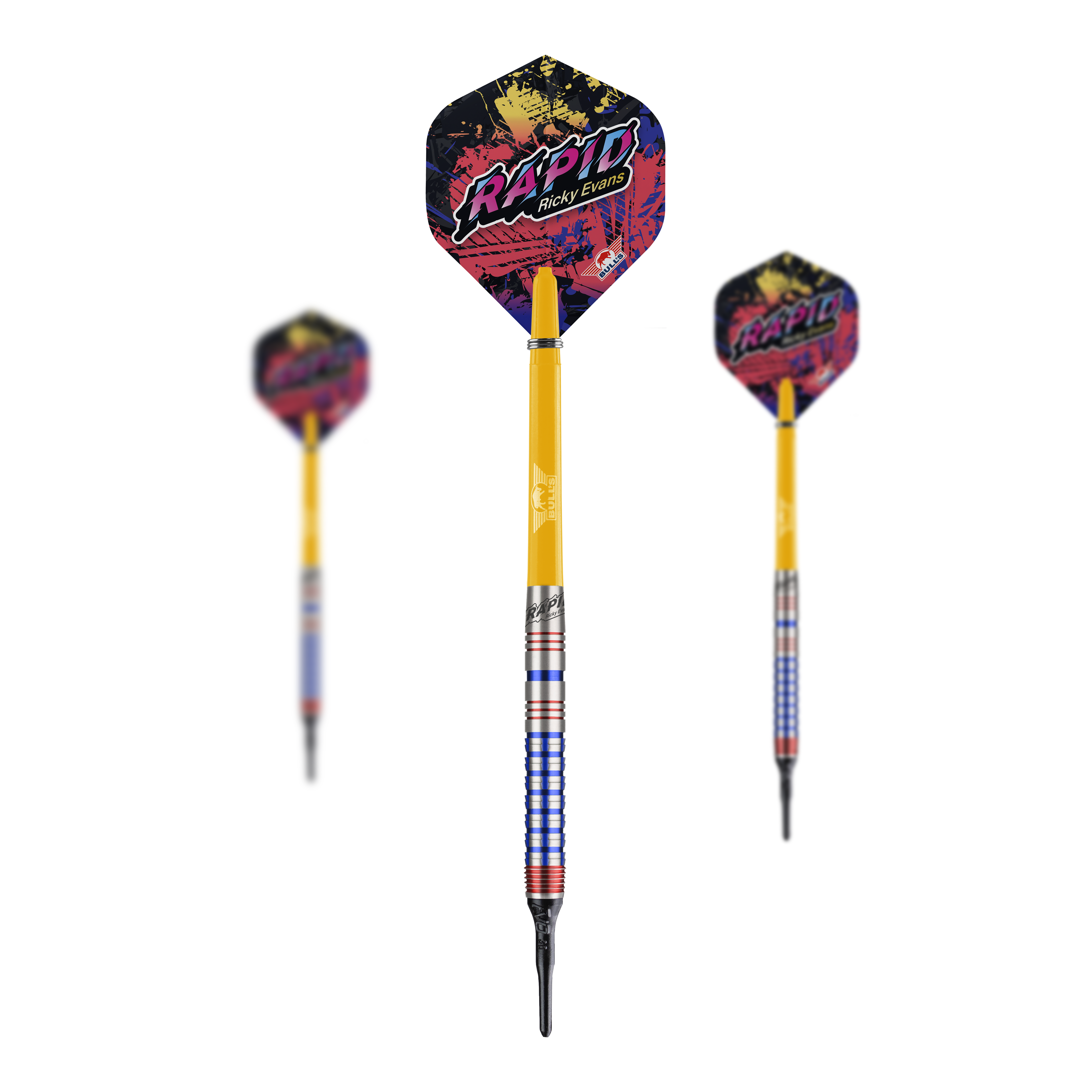 Bulls NL Ricky Evans Rapid Edition One Softdarts - 20g Bulls NL Ricky Evans Rapid Edition One Softdarts - 20g
