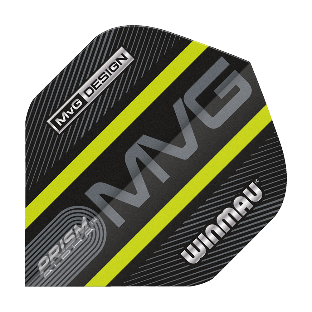 Winmau Prism Alpha MvG Green Standard Flights