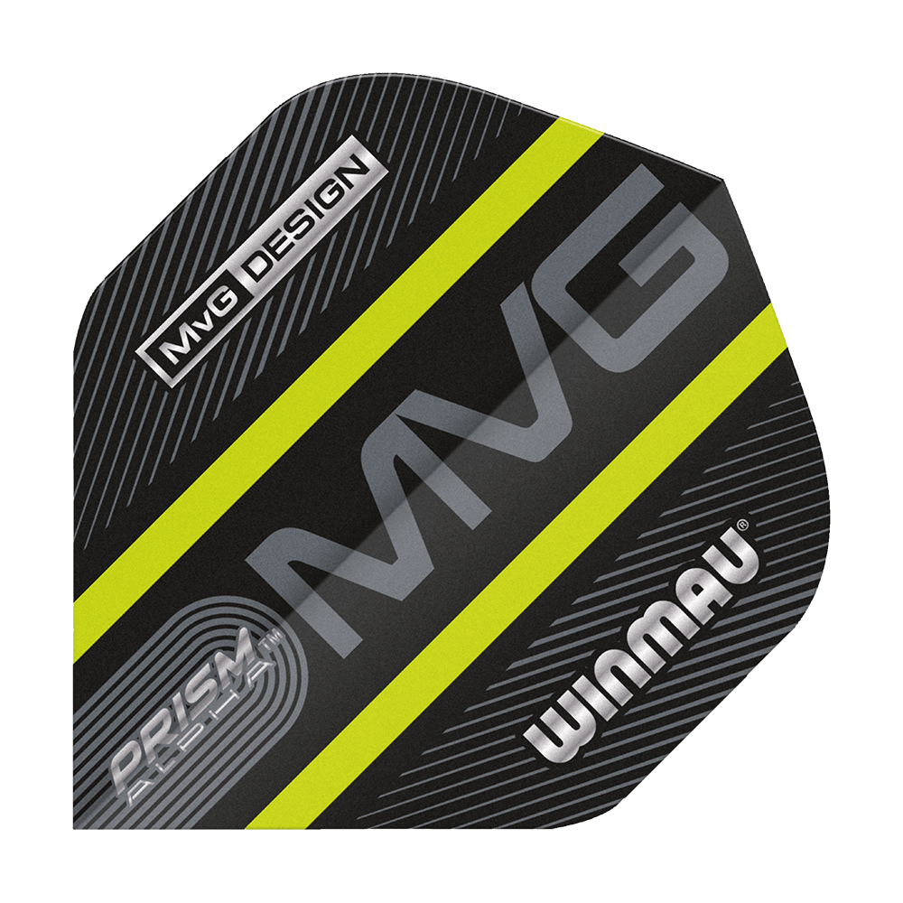 Winmau Prism Alpha MvG Green Standard Flights Winmau Prism Alpha MvG Green Standard Flights