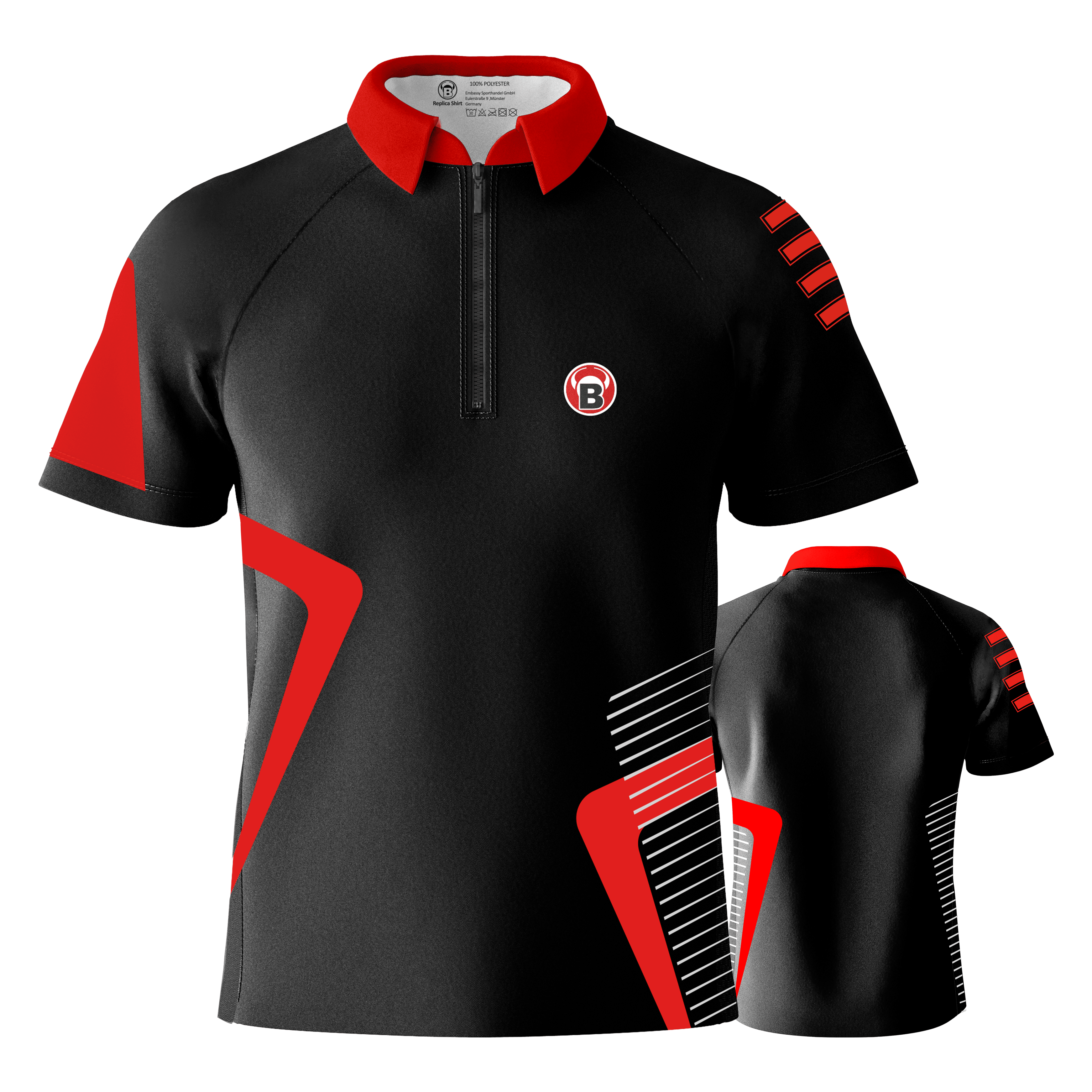 Bulls Team Dartshirt - Rot