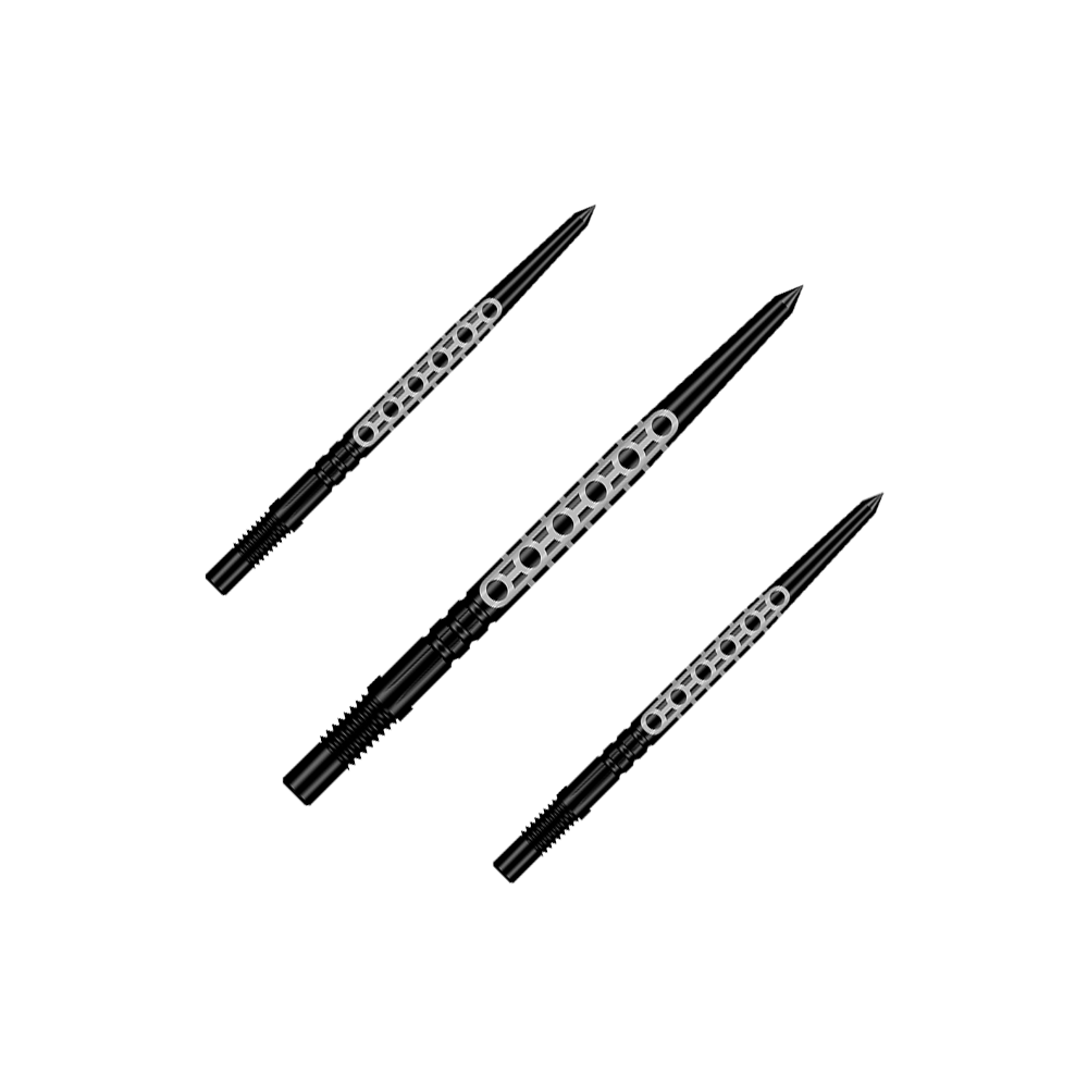 Shot Turbo Point Goths Dartspitzen - Schwarz