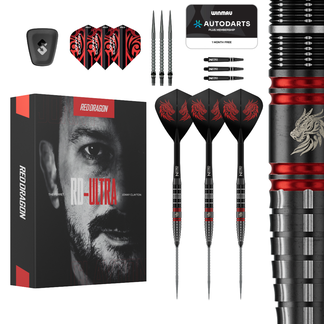 Red Dragon Jonny Clayton RD-ULTRA Switch Point Steeldarts - 22g Red Dragon Jonny Clayton RD-ULTRA Switch Point Steeldarts - 22g