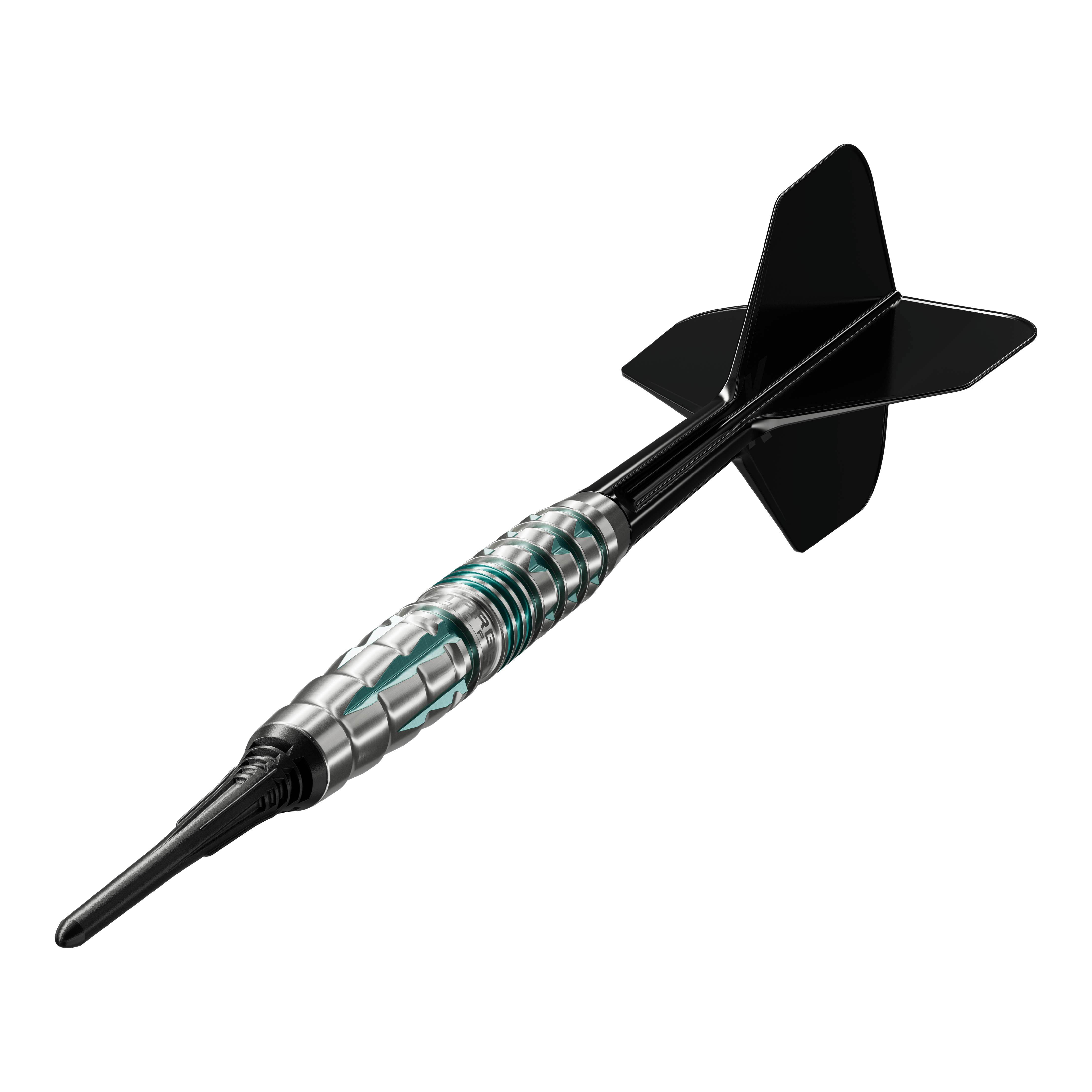 Target Black Marque Pierce Softdarts - 18,5g Auf dem Foto ist das Produkt Target Black Marque Pierce Softdarts - 18,5g zu sehen. Diese Darts haben ein elegantes Design und eignen sich ideal für Softdart-Liebhaber.