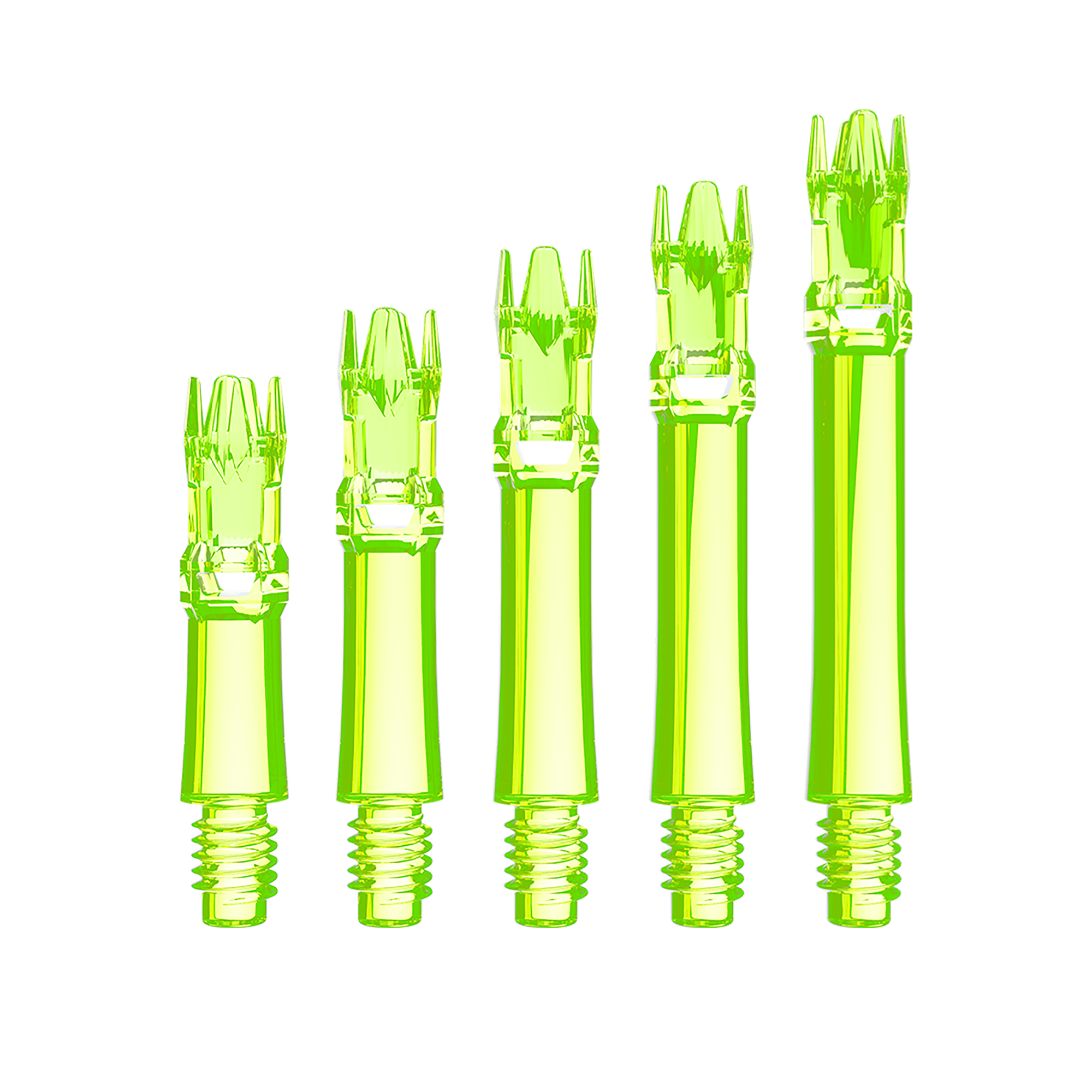 L-Style L-System Ersatzshafts - Neongelb Das Bild zeigt die L-Style L-System Ersatzshafts in Neongelb. Die Schäfte sind Ersatzteile für Dartpfeile.