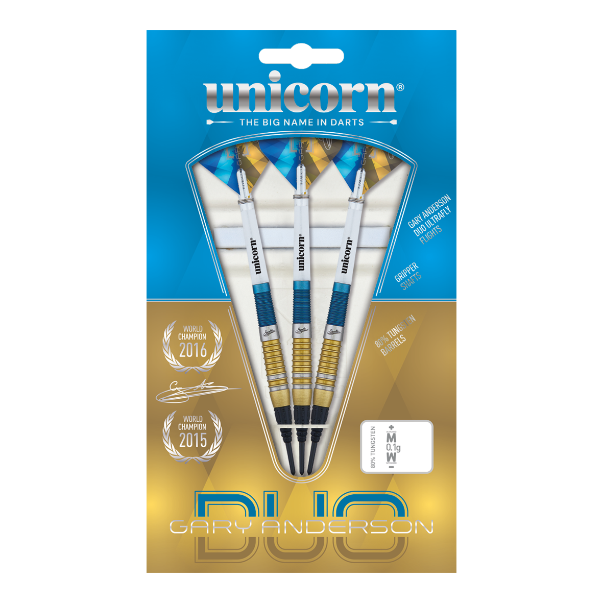 Unicorn Gary Anderson Duo Softdarts