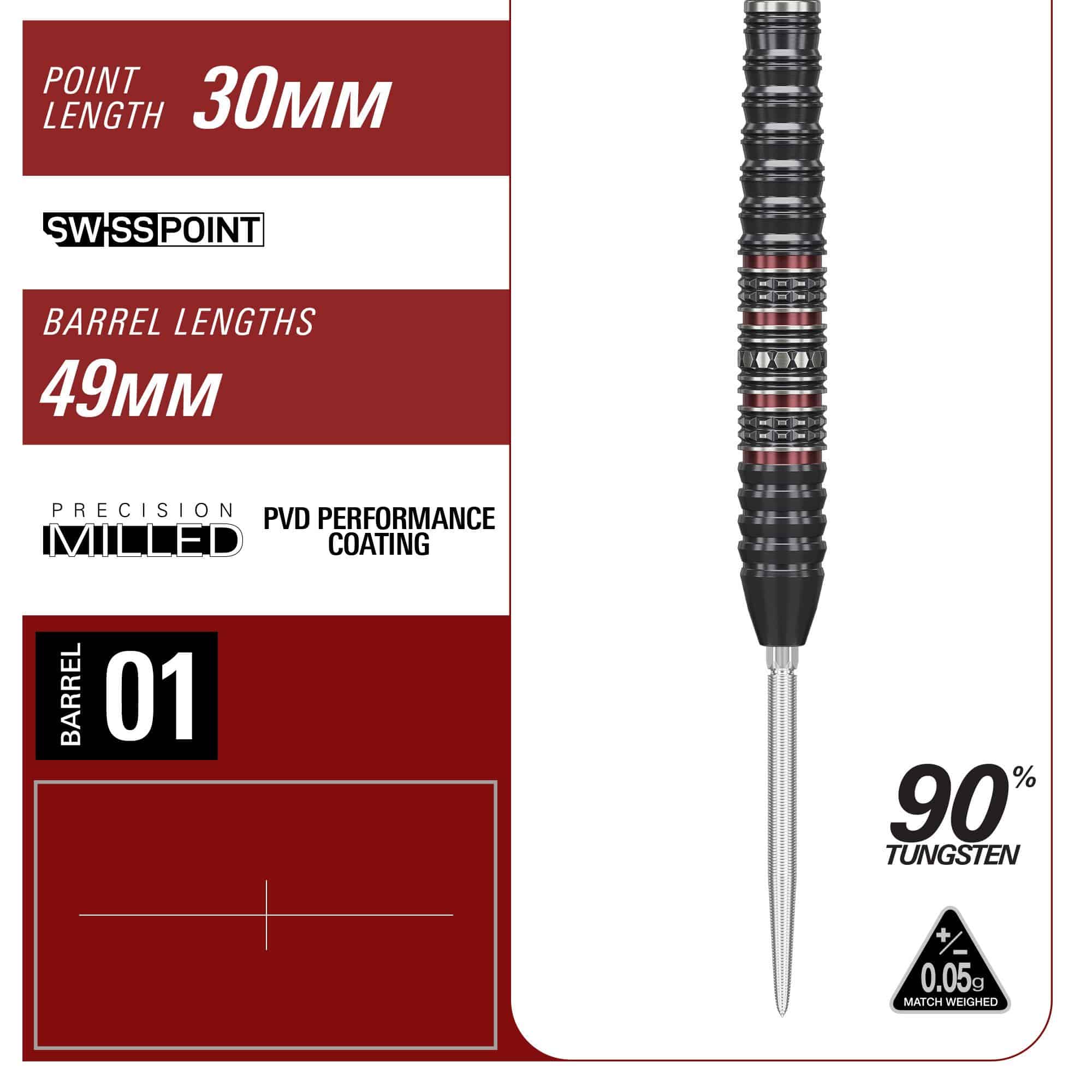 Target Japan Prime Series Diamond Kosuzu Iwao GEN4 Swiss Point Steeldarts Das Bild zeigt die Target Japan Prime Series Diamond Kosuzu Iwao GEN4 Swiss Point Steeldarts. Diese Steeldarts sind speziell für hohe Präzision und Qualität gefertigt.
