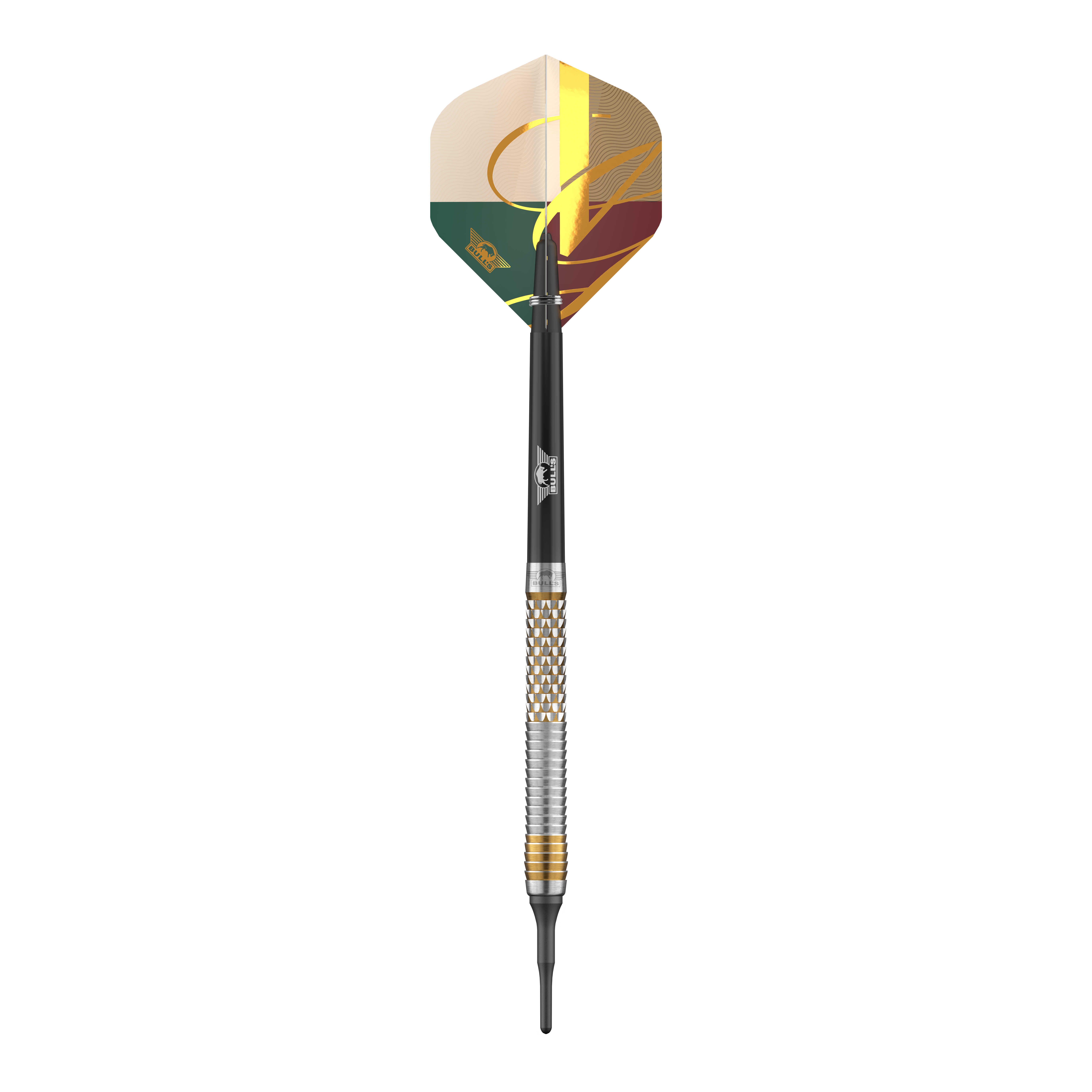 Das Bild zeigt die Bulls NL Vintago Shark Softdarts - 18g. Dieses Produkt ist speziell für Softdart entwickelt.