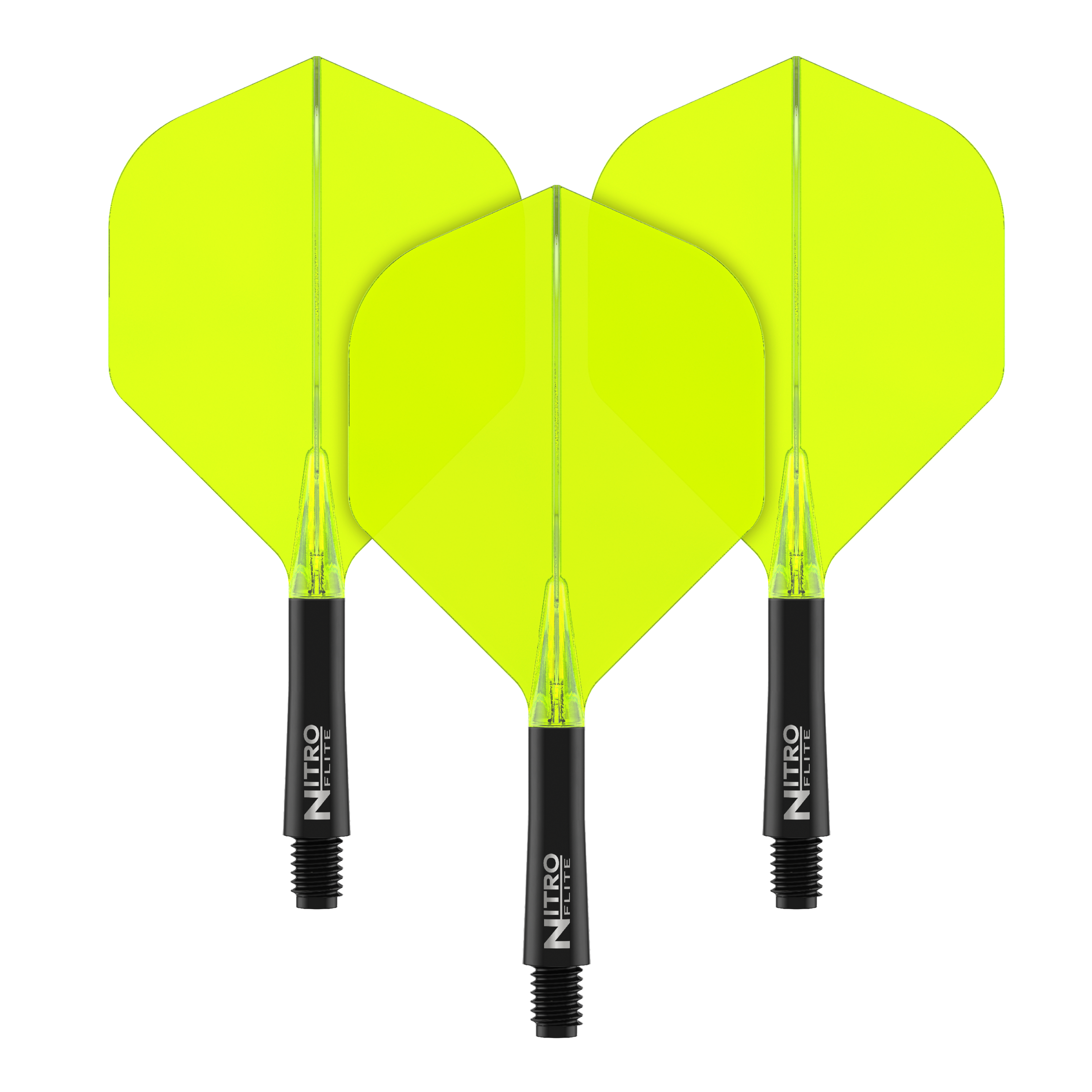 Red Dragon Nitroflite - Black Shaft Yellow No2 Flights