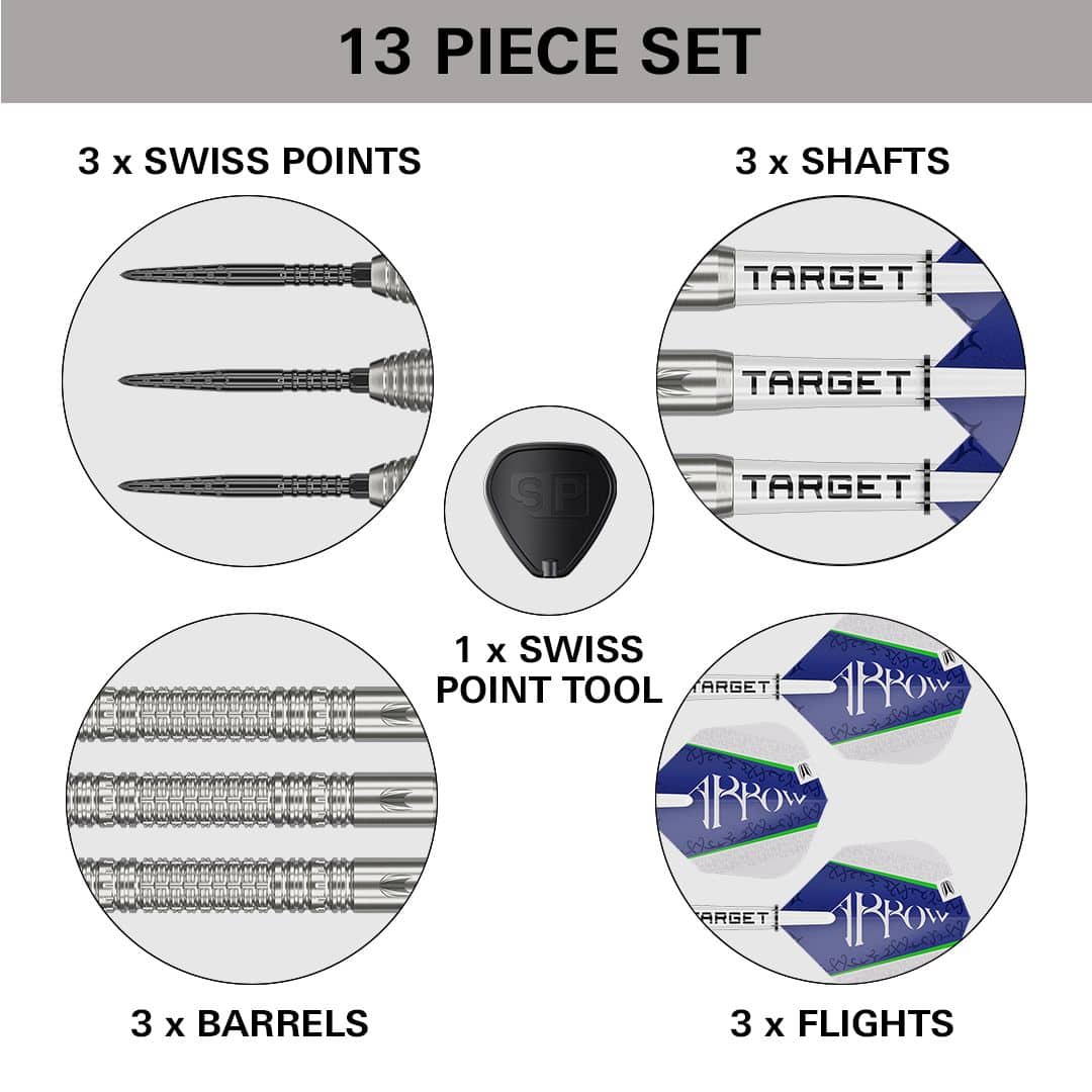 Target Shane McGuirk GEN1 Swiss Point Steeldarts - 23g