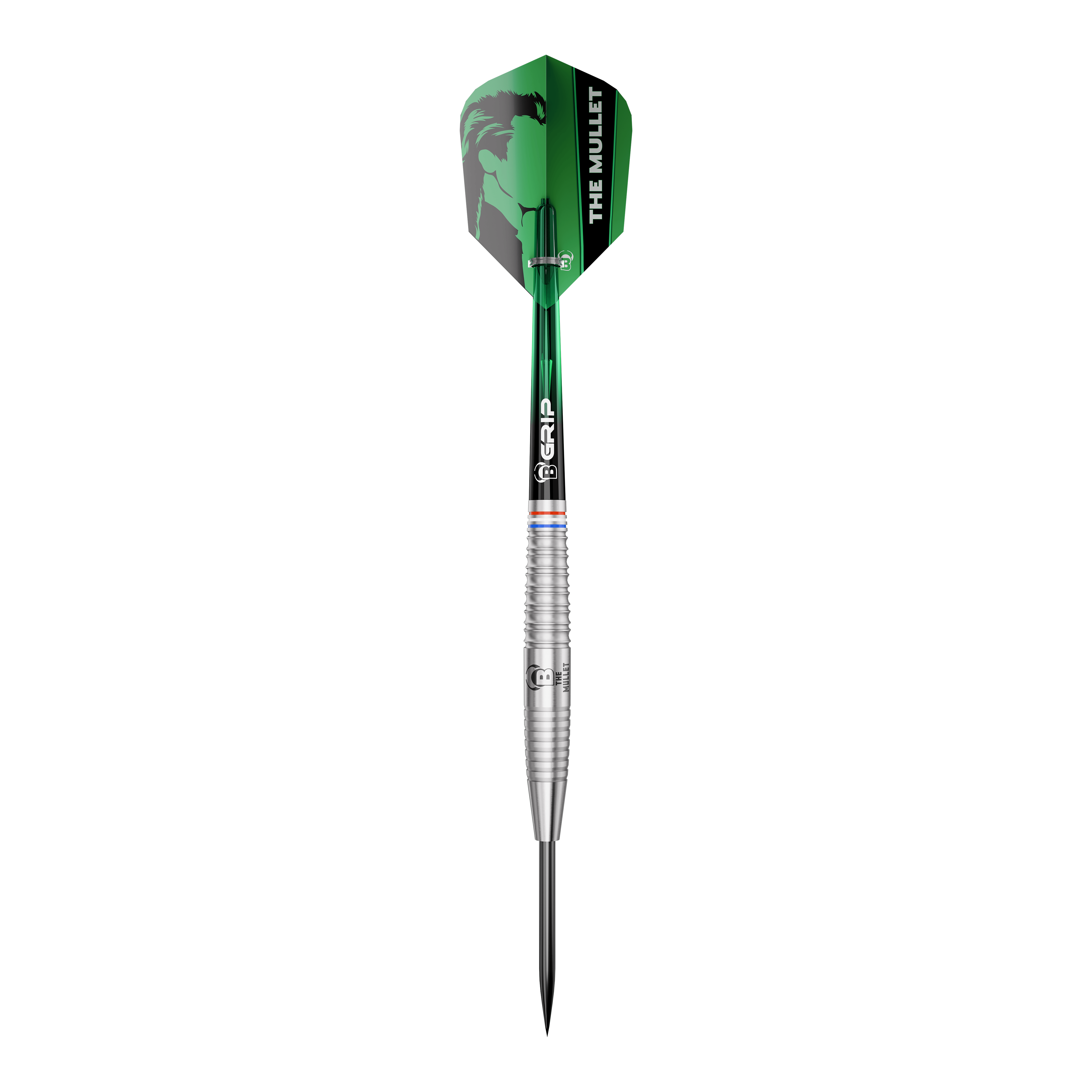 Dieses Bild zeigt die Bulls Danny Jansen G2 Steeldarts. Der Dartpfeil ist einzeln und detailliert abgebildet.
