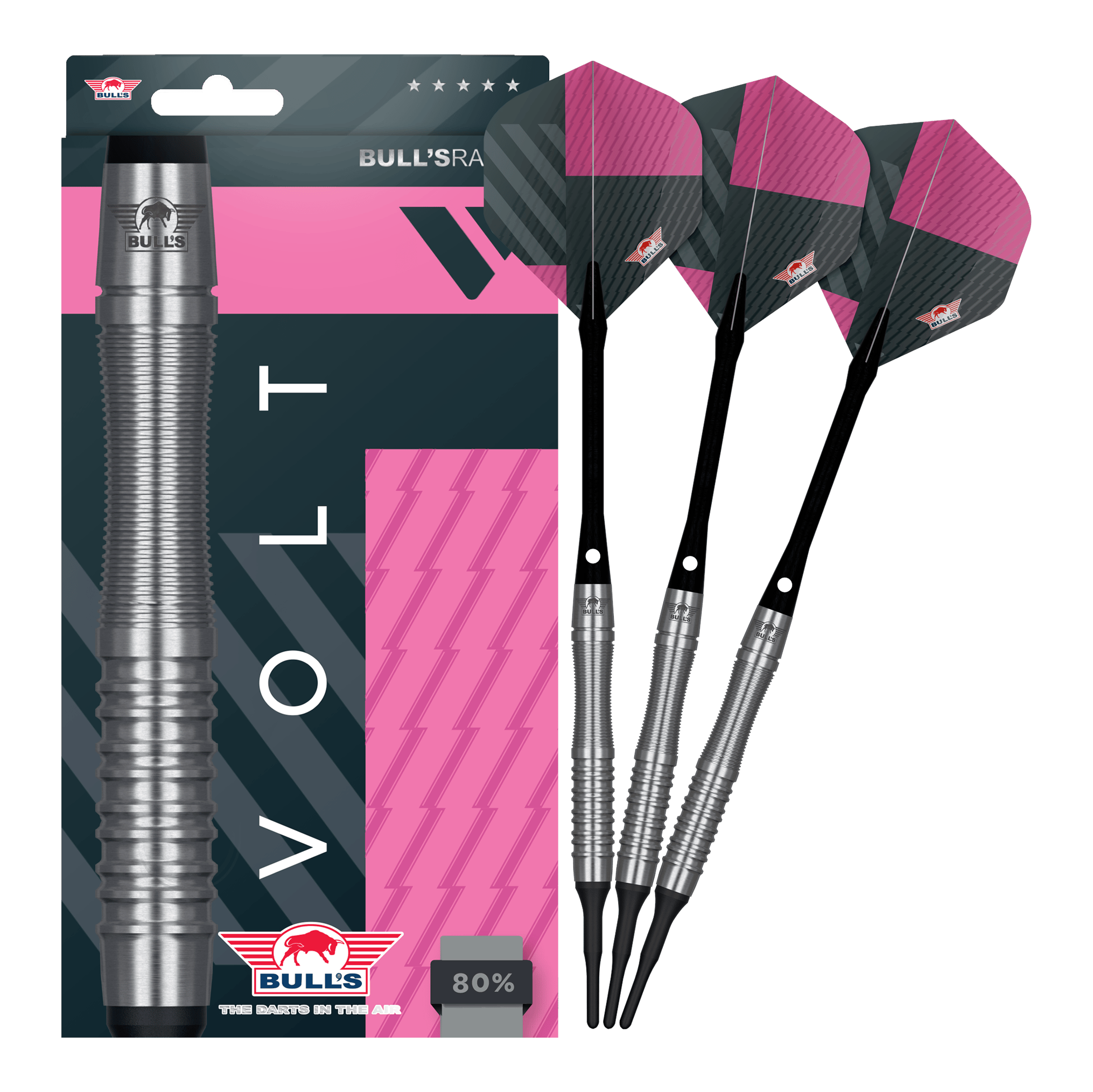 Bulls NL Volt Pink Softdarts - 19g