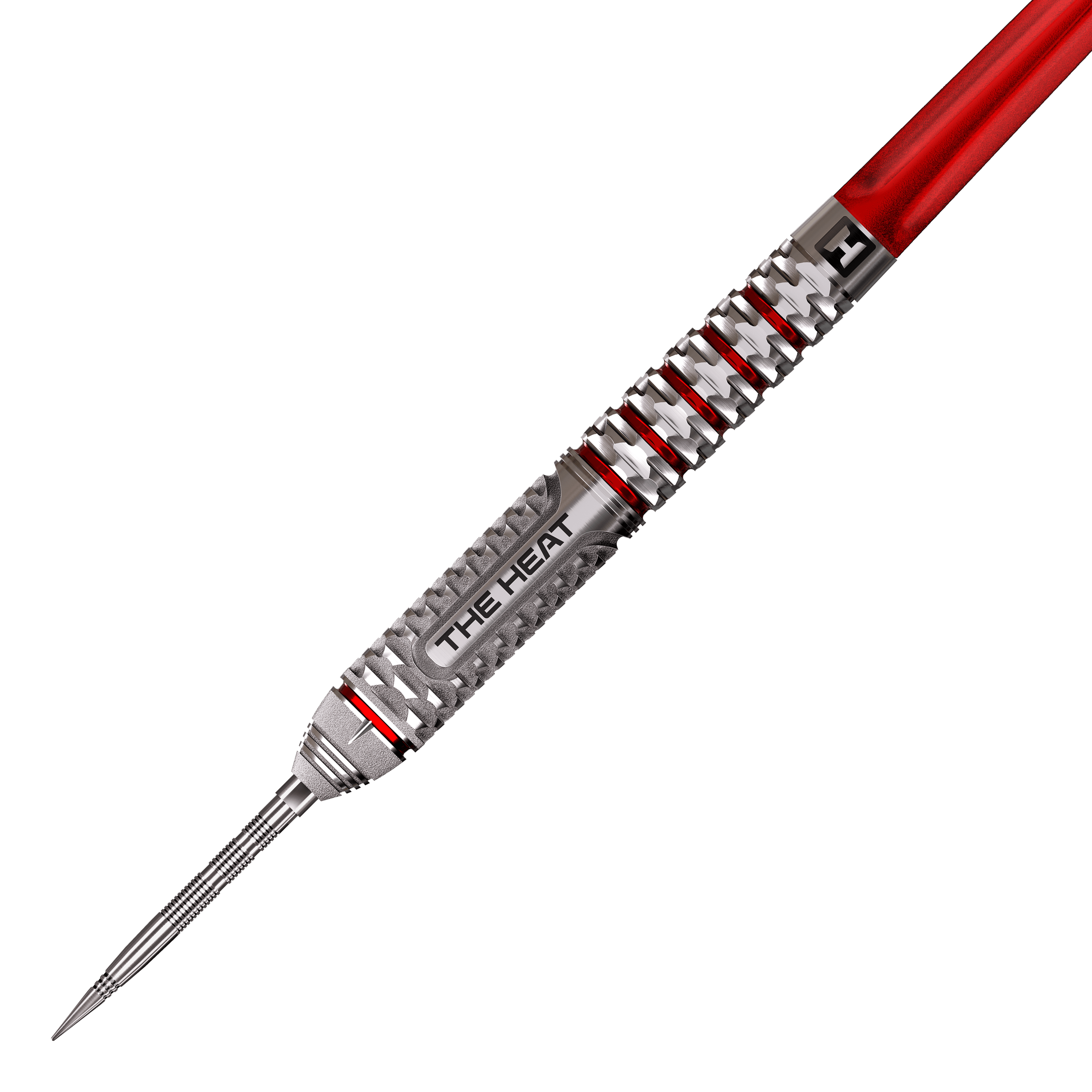 Harrows Damon Heta Geo Quick Point Steeldarts Ein Steeldart der Damon Heta GEO QuickPoint Serie ist abgebildet. Die feinen Gravuren sorgen für ein modernes Design.