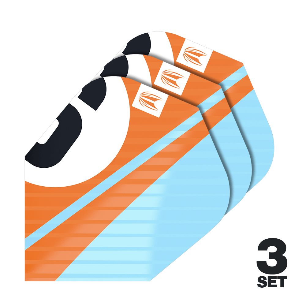 Target Pro Ultra Chicane Orange Ten-X Flights - 3 Sets Target Pro Ultra Chicane Orange Ten-X Flights - 3 Sets