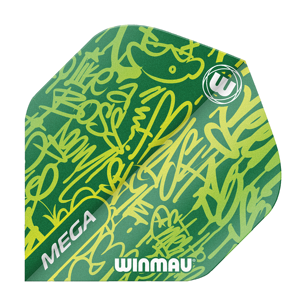 Winmau Mega Green Standard Flights Winmau Mega Green Standard Flights