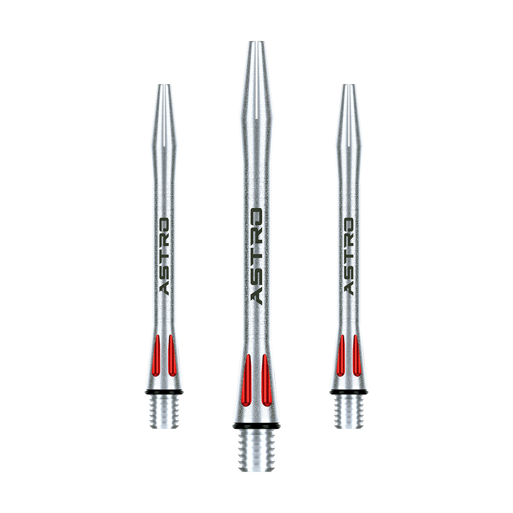 Winmau Astro Aluminium Shafts - Rot