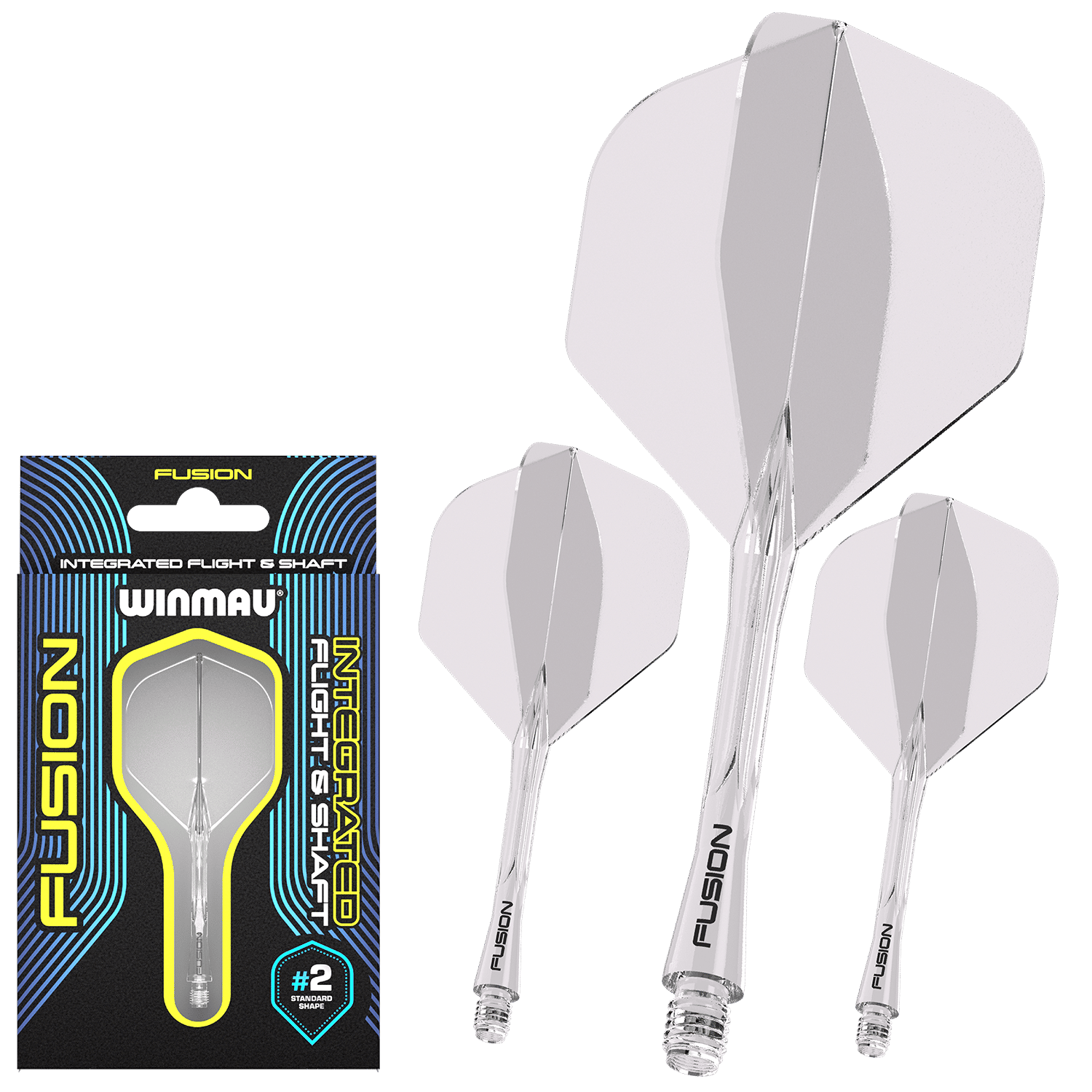 Winmau Fusion Flight-Shaft-System No2 clear