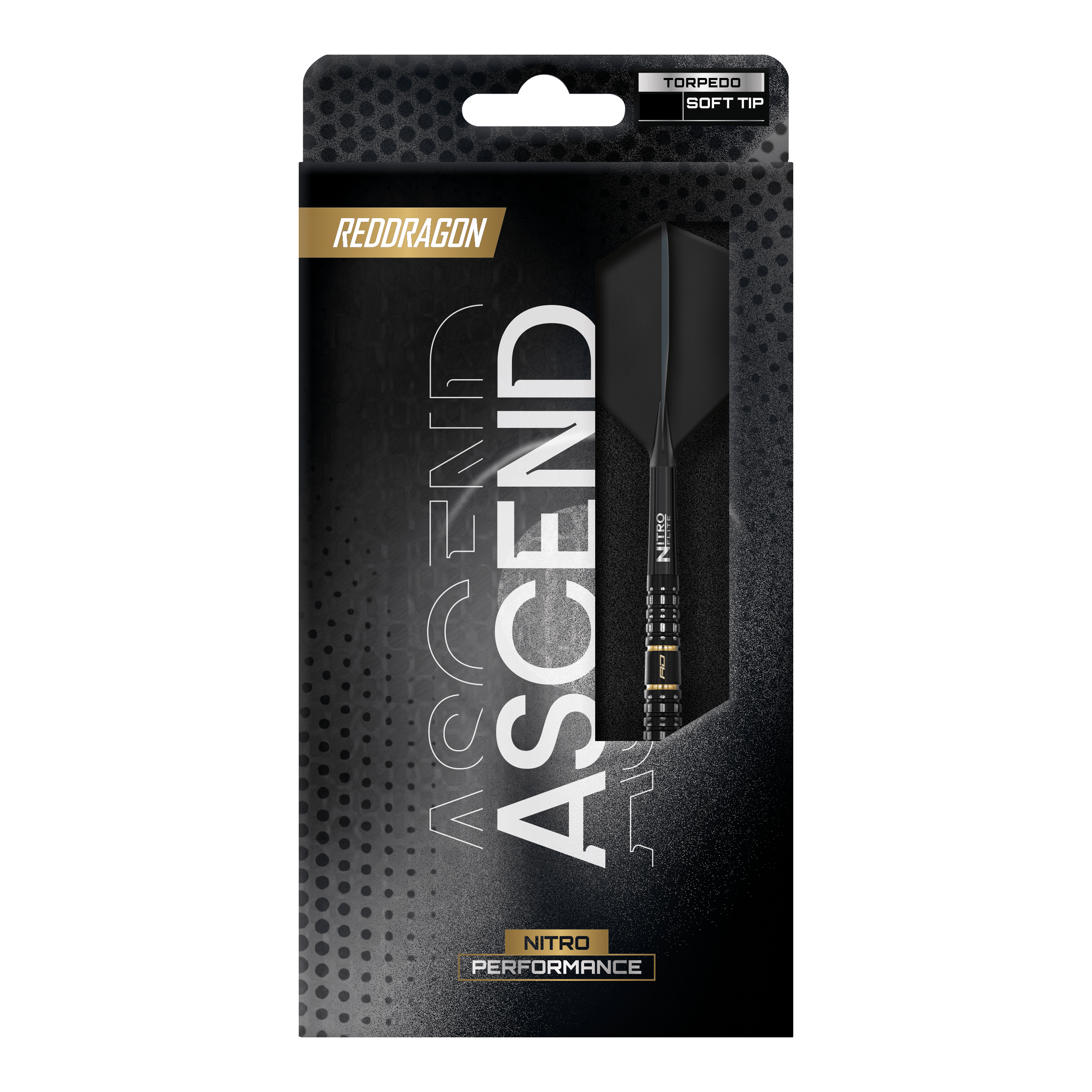 Red Dragon Ascend Torpedo Softdarts - 22g Dieses Bild zeigt die Red Dragon Ascend Torpedo Softdarts - 22g. Sie sind hochwertige Softdarts für präzises Spiel.