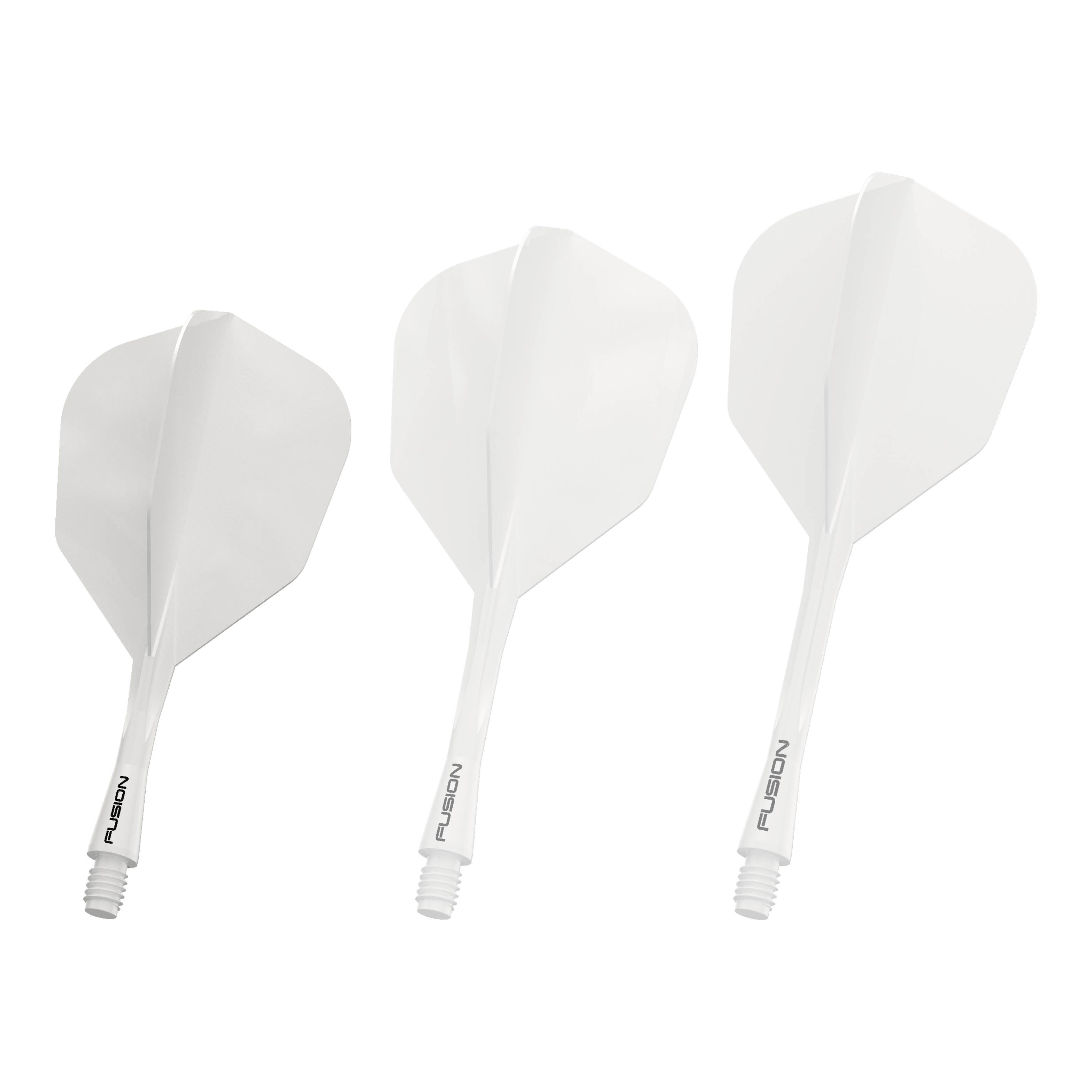 Winmau Fusion Flight-Shaft-System No6 Solid White Auf diesem Bild sieht man das Winmau Fusion Flight Shaft System No6 in Weiß, 22mm. Es handelt sich um eine Komponente für Dartpfeile.