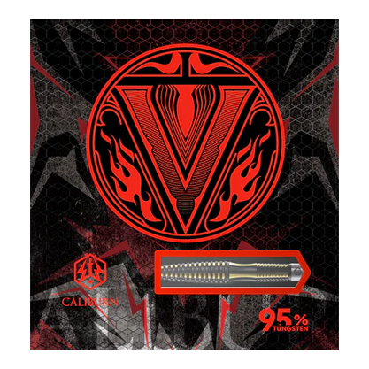 Caliburn V-Series V1 Steeldarts Abgebildet sind die Caliburn V-Series V1 Steeldarts. Diese Darts eignen sich hervorragend für den Präzisionssport.