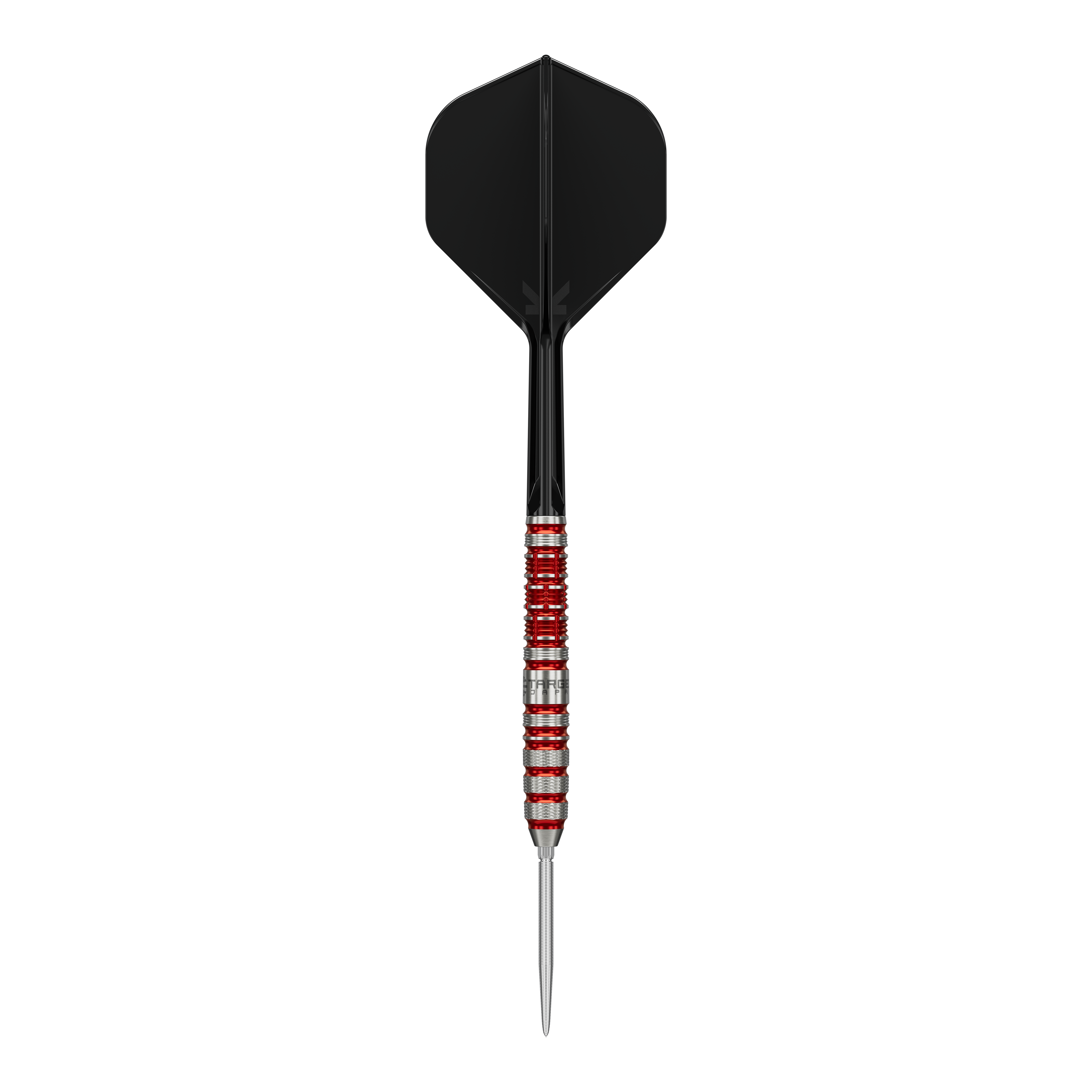 Target Japan Black Marque Spinel Swiss Point Steeldarts - 23g Das Bild zeigt die Target Japan Black Marque Spinel Swiss Point Steeldarts mit einem Gewicht von 23g. Das Produkt ist ein hochwertiger Dartpfeil für anspruchsvolle Spieler.