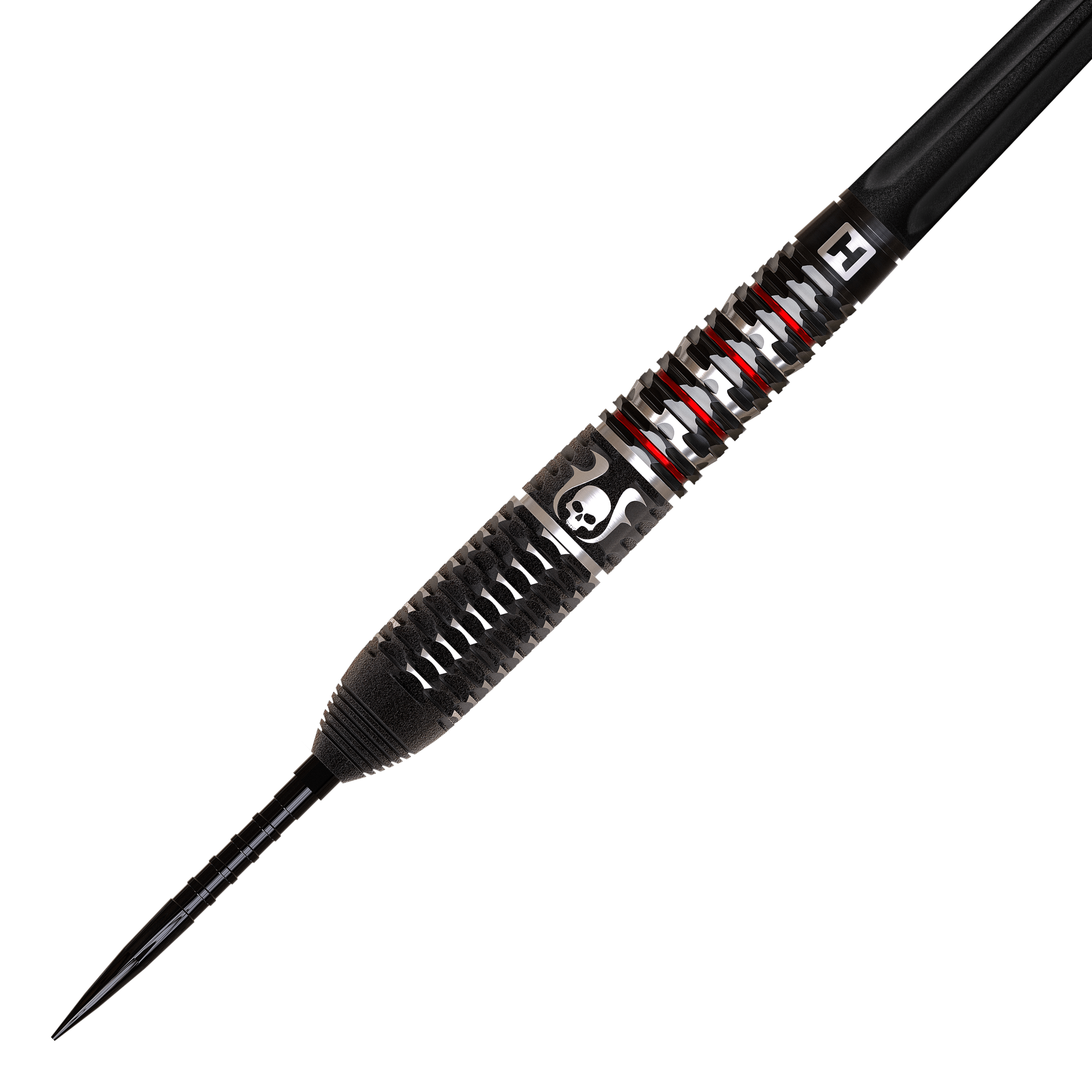 Ein Steeldart der Ryan Searle GEO QuickPoint Serie ist dargestellt. Das Design ist modern und detailreich.