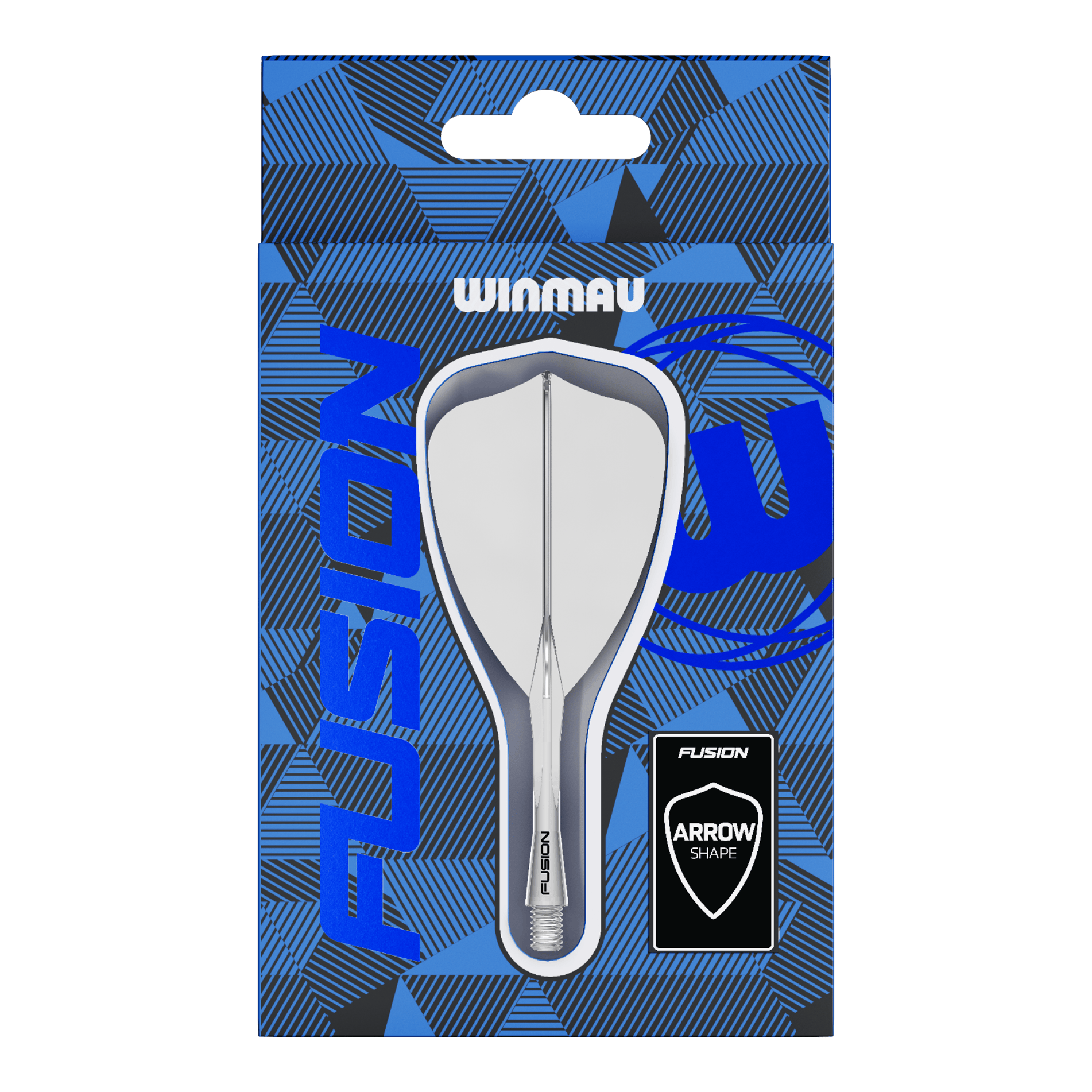 Winmau Fusion Flight-Shaft-System Arrow Clear Hier ist ein weiteres Bild des Winmau Fusion Flight-Shaft-System Arrow Clear. Es zeigt den Flightschaft für Darts in einer anderen Perspektive.
