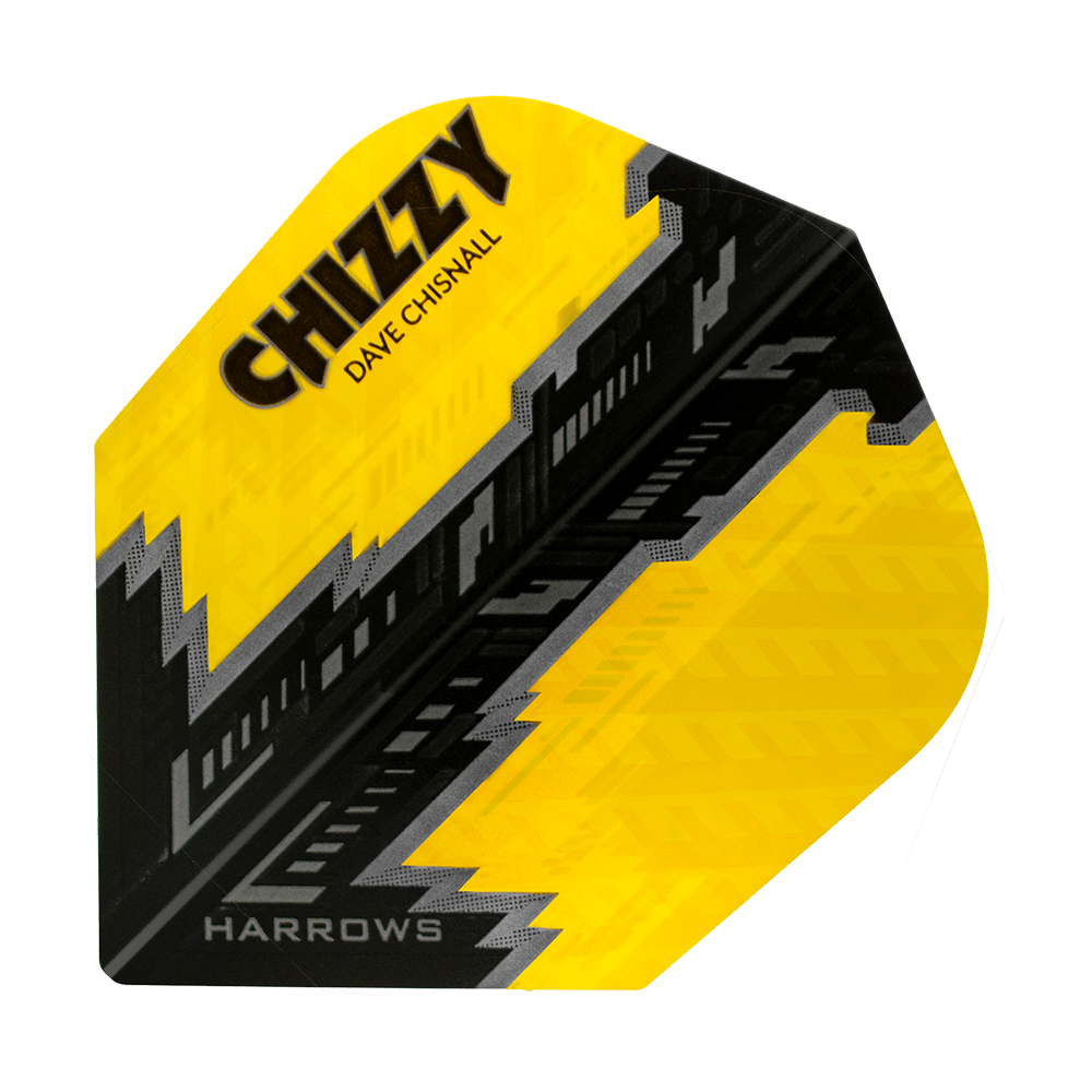 Harrows Prime Dave Chisnall Schwarz No6 Flights