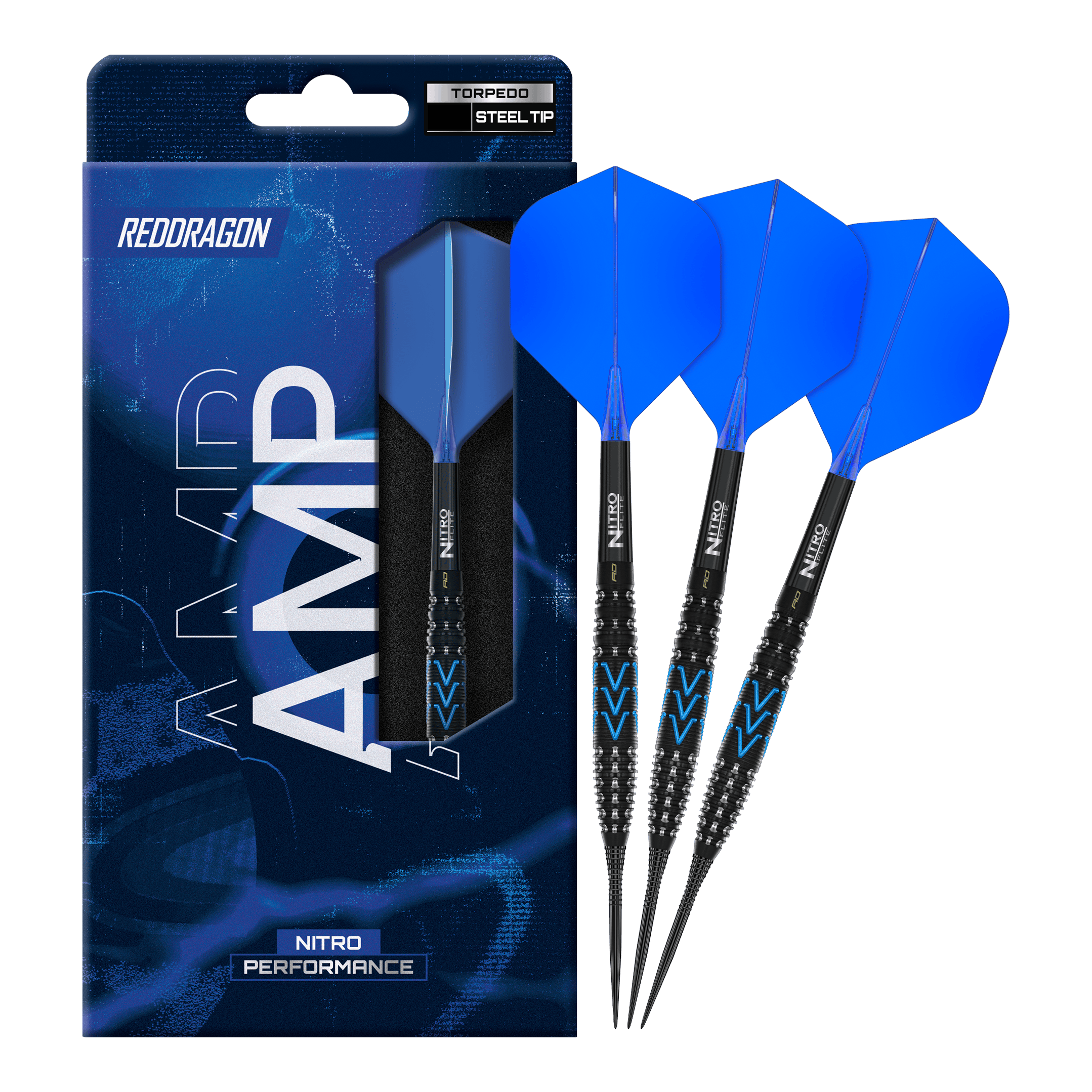 Red Dragon Amp Torpedo Steeldarts Hier ist der Red Dragon Amp Torpedo Steeldarts abgebildet. Es handelt sich um komplette Steeldarts in sportlichem Look.