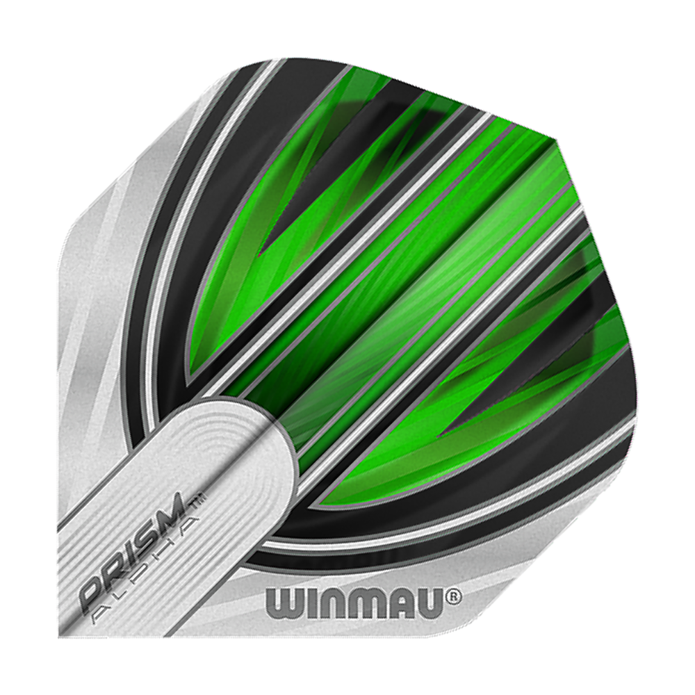 Winmau Prism Alpha Green 2 Standard Flights