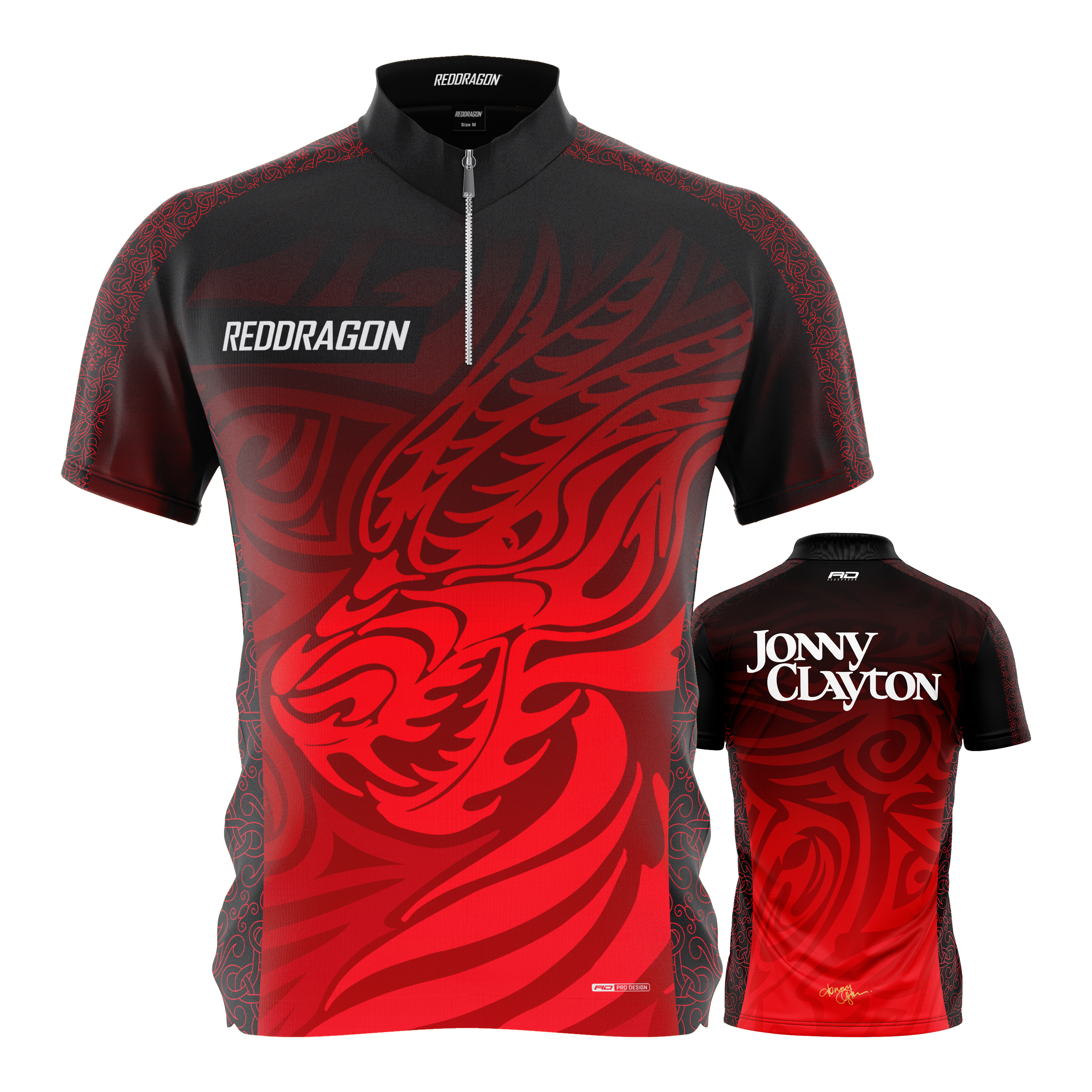Red Dragon Jonny Clayton Limited Edition Dartshirt Zu sehen ist das Red Dragon Jonny Clayton Limited Edition Dartshirt. Das Shirt ist eine limitierte Ausgabe und besonders für Dartfans interessant.