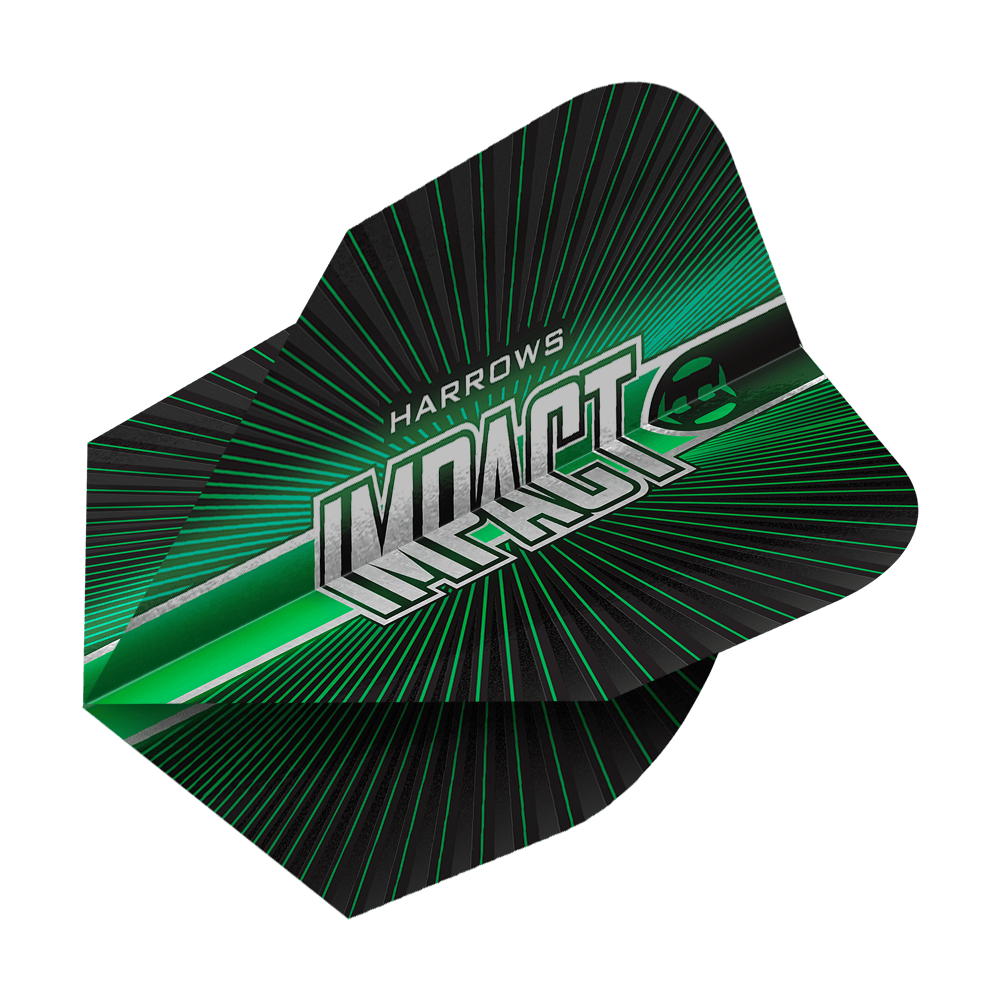 Harrows Impact No6 Flights Das Bild zeigt Harrows Impact No6 Flights. Es handelt sich um hochwertige Dart Flights.
