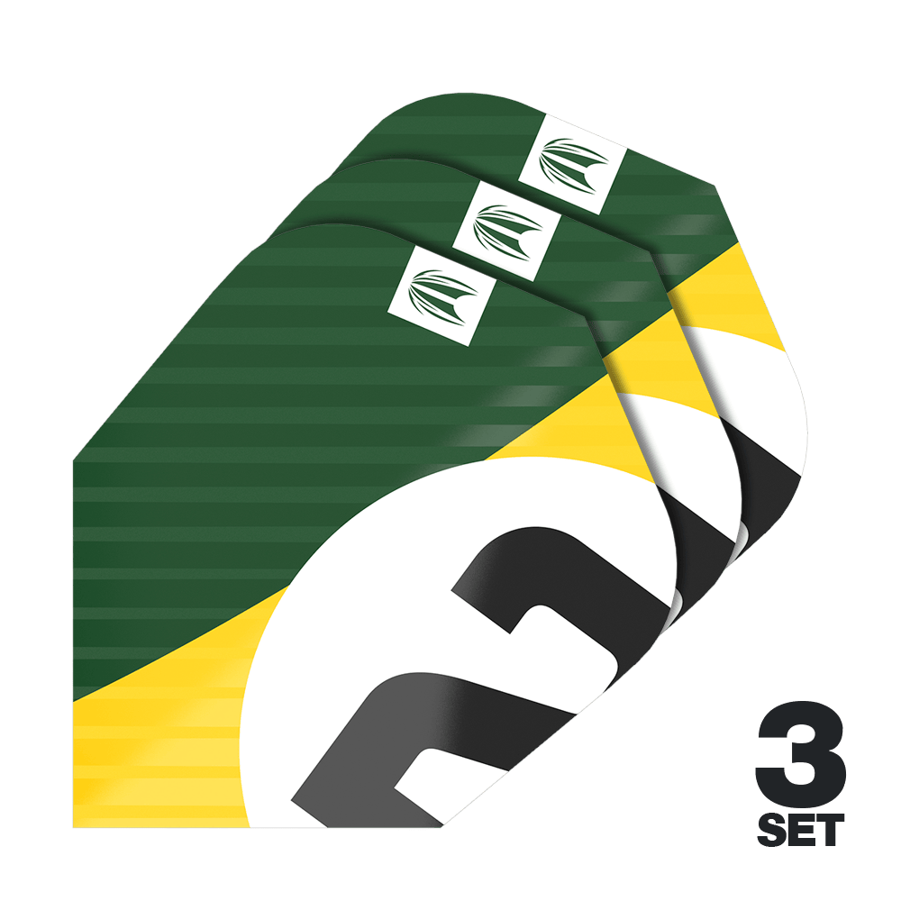 Target Pro Ultra Chicane Green Ten-X Flights - 3 Sets