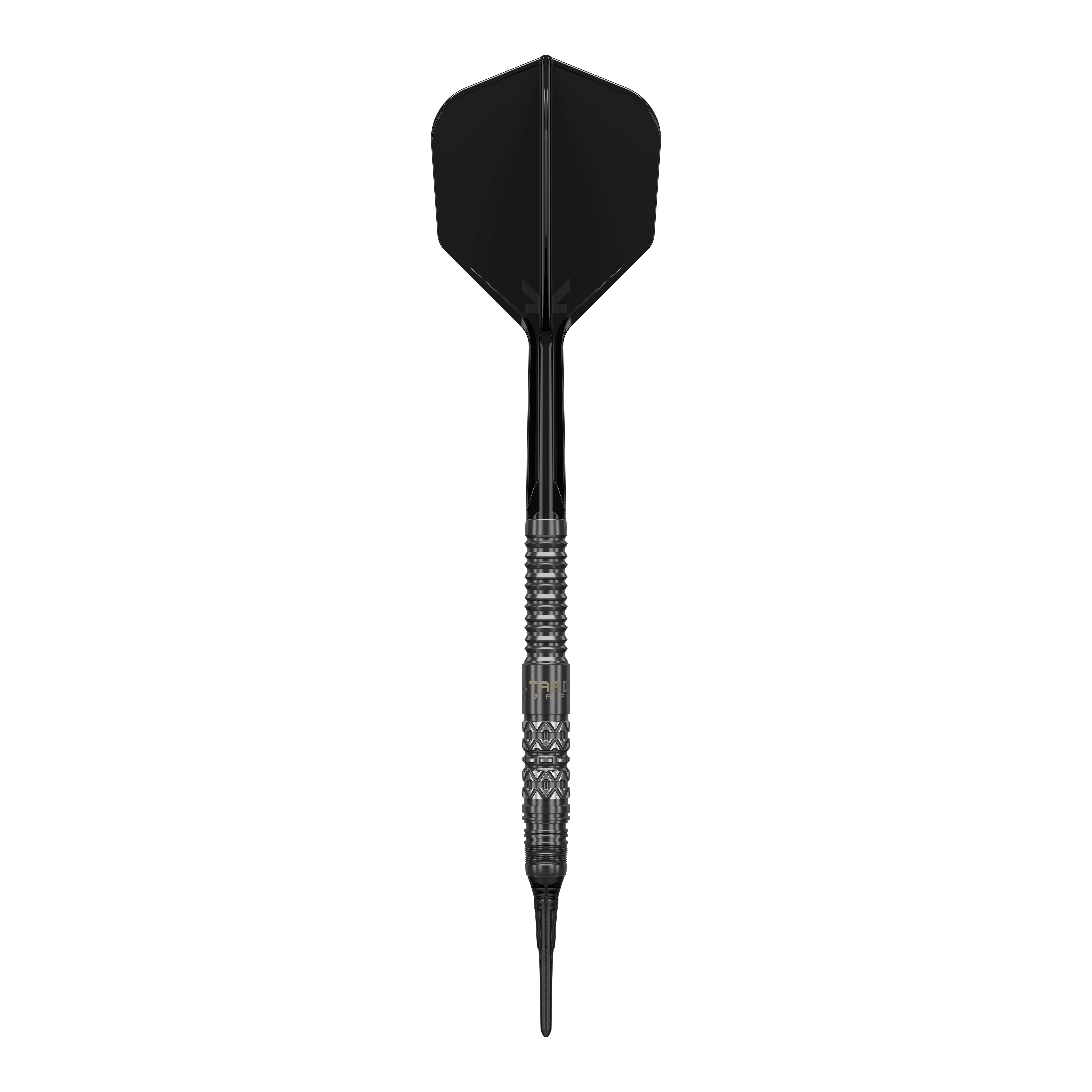 Target Black Marque Creed Softdarts - 21,5g Abbildung der Target Black Marque Creed Softdarts mit einem Gewicht von 21,5g. Die Besonderheiten der Darts sind gut erkennbar.
