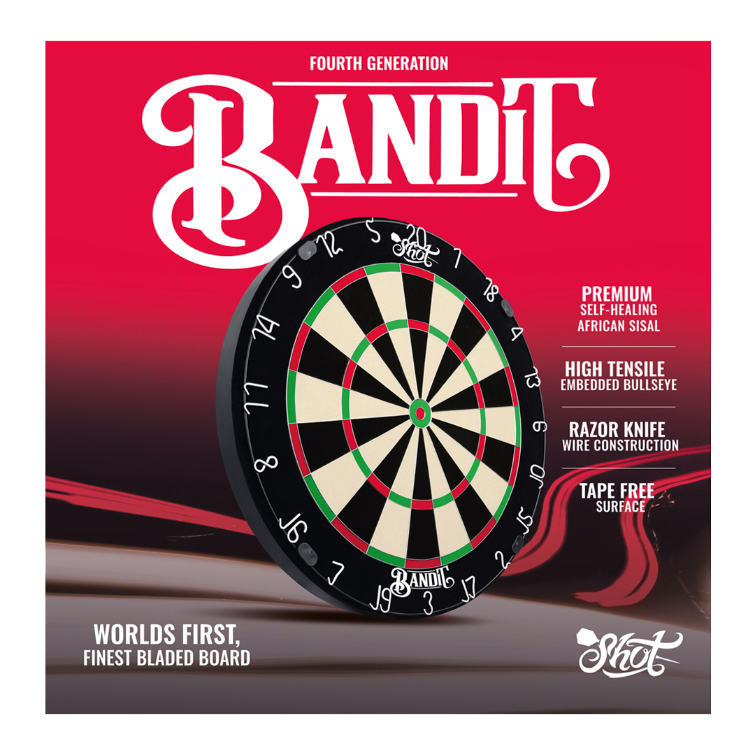 Shot Bandit Steeldartboard