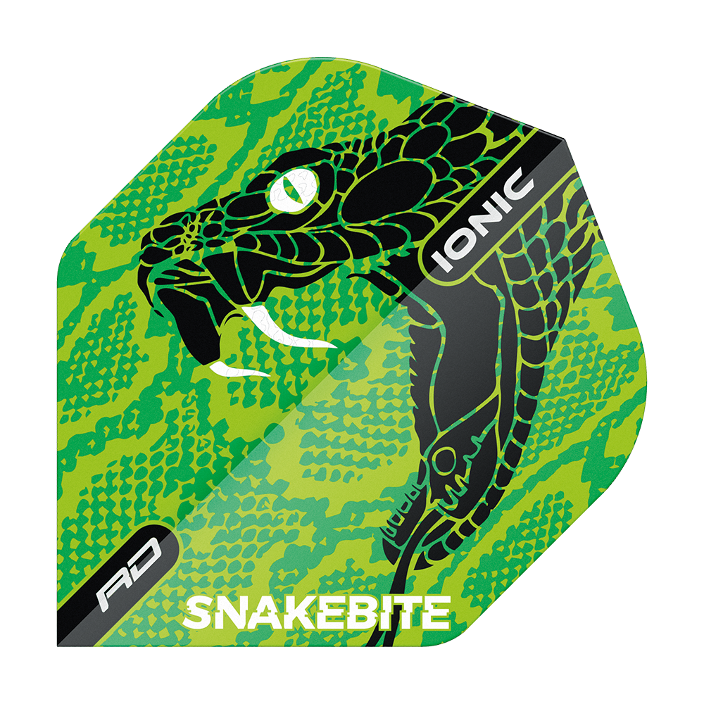 Red Dragon Hardcore Ionic Snakebite Green Head Standard Flights